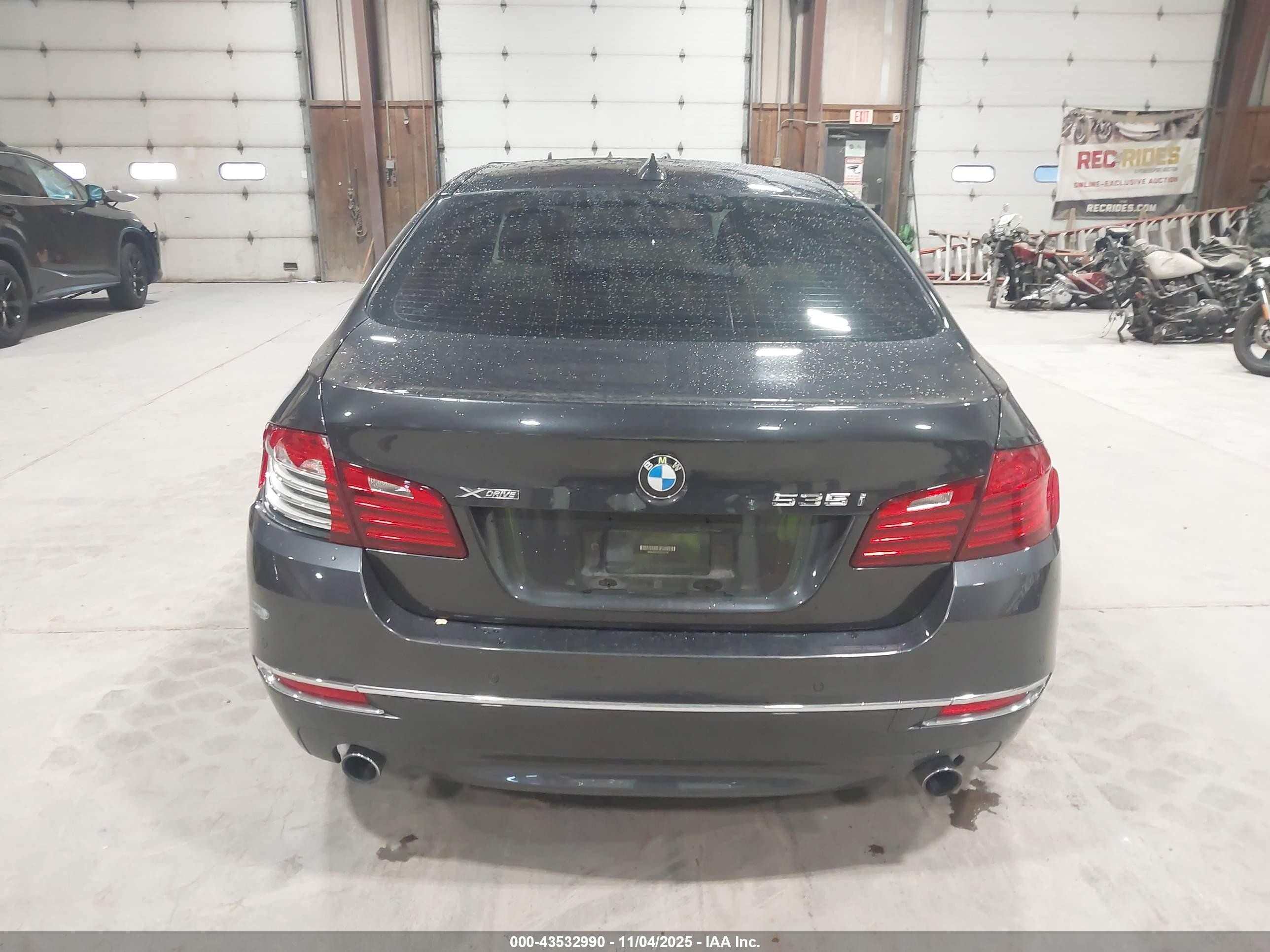 2015 Bmw 535i Xdrive Gray vin: WBA5B3C57FD540775