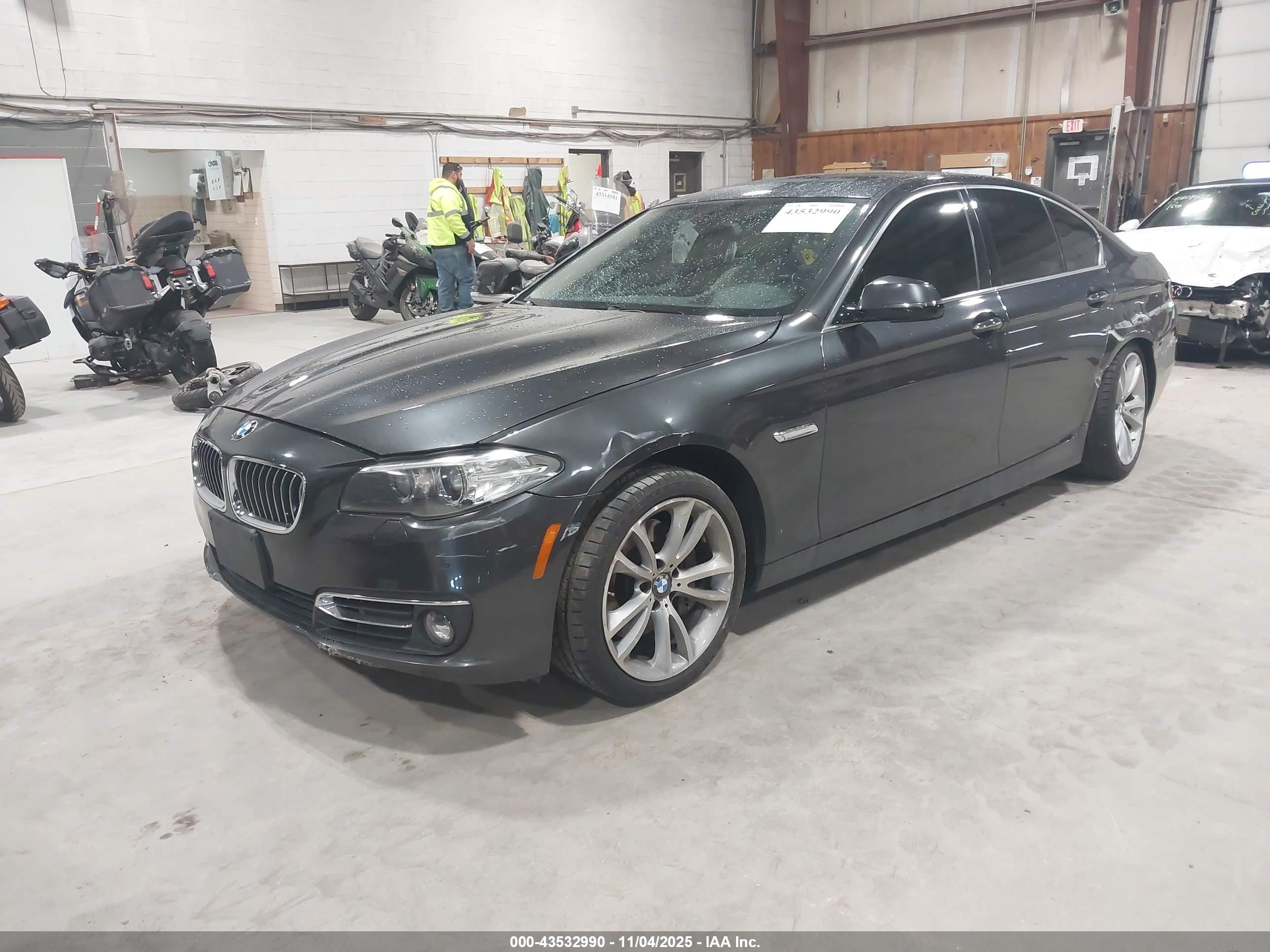 2015 Bmw 535i Xdrive Gray vin: WBA5B3C57FD540775