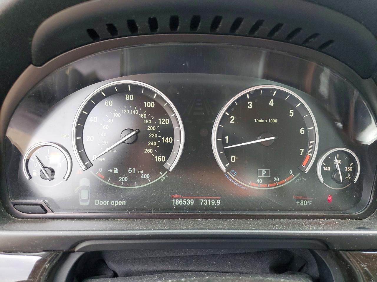 2015 Bmw 535 Xi Черный vin: WBA5B3C57FD543997