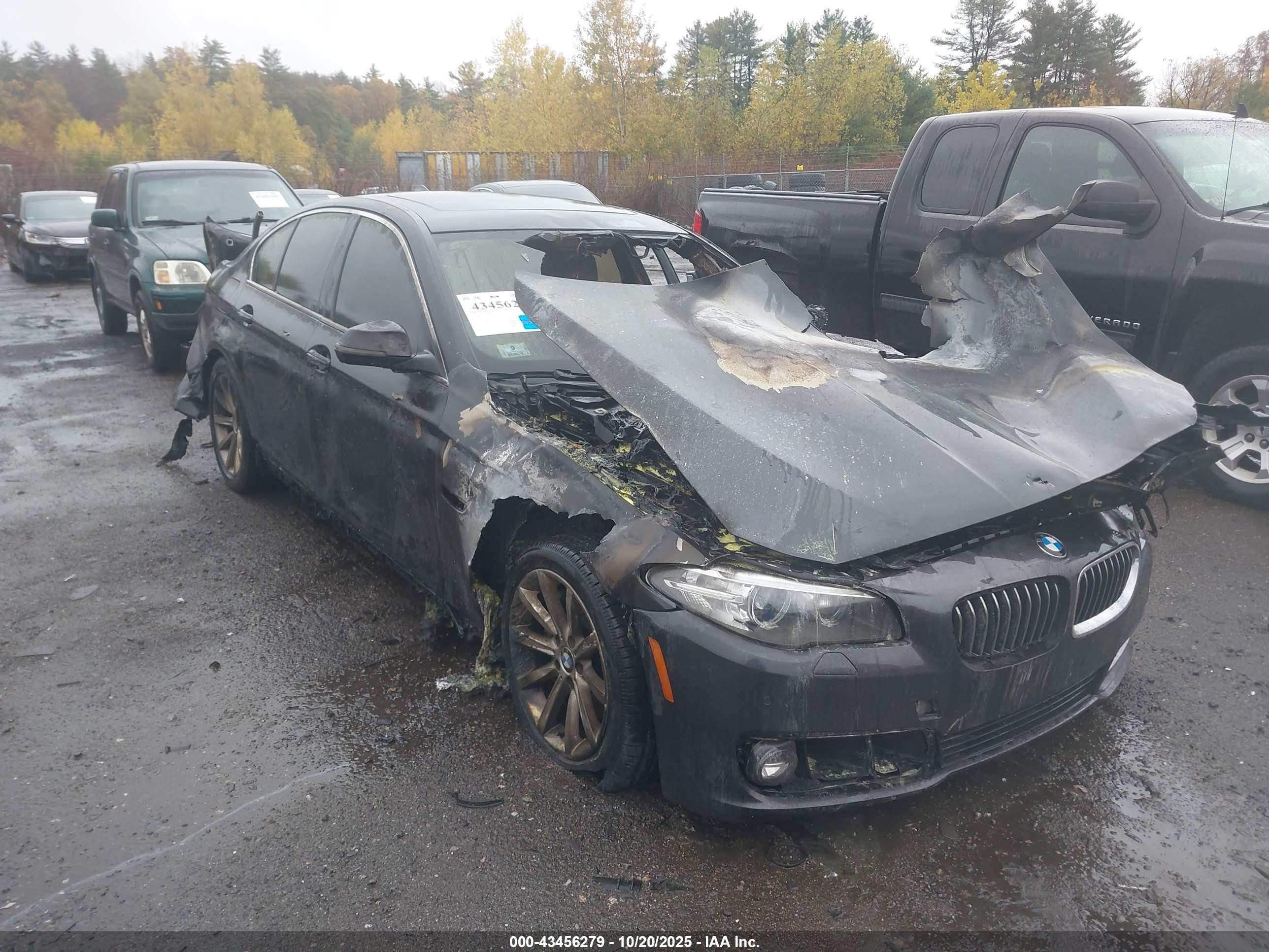 2015 Bmw 535 Xi Black vin: WBA5B3C57FD548682