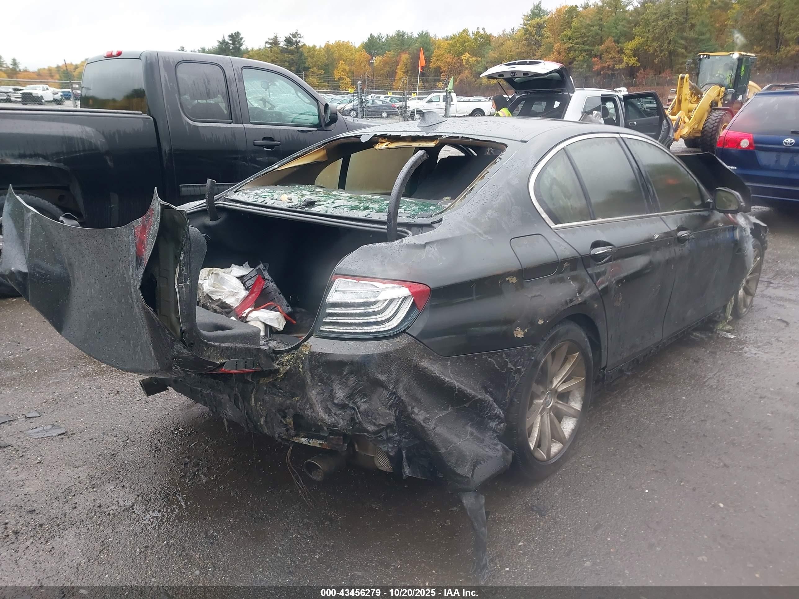2015 Bmw 535 Xi Black vin: WBA5B3C57FD548682