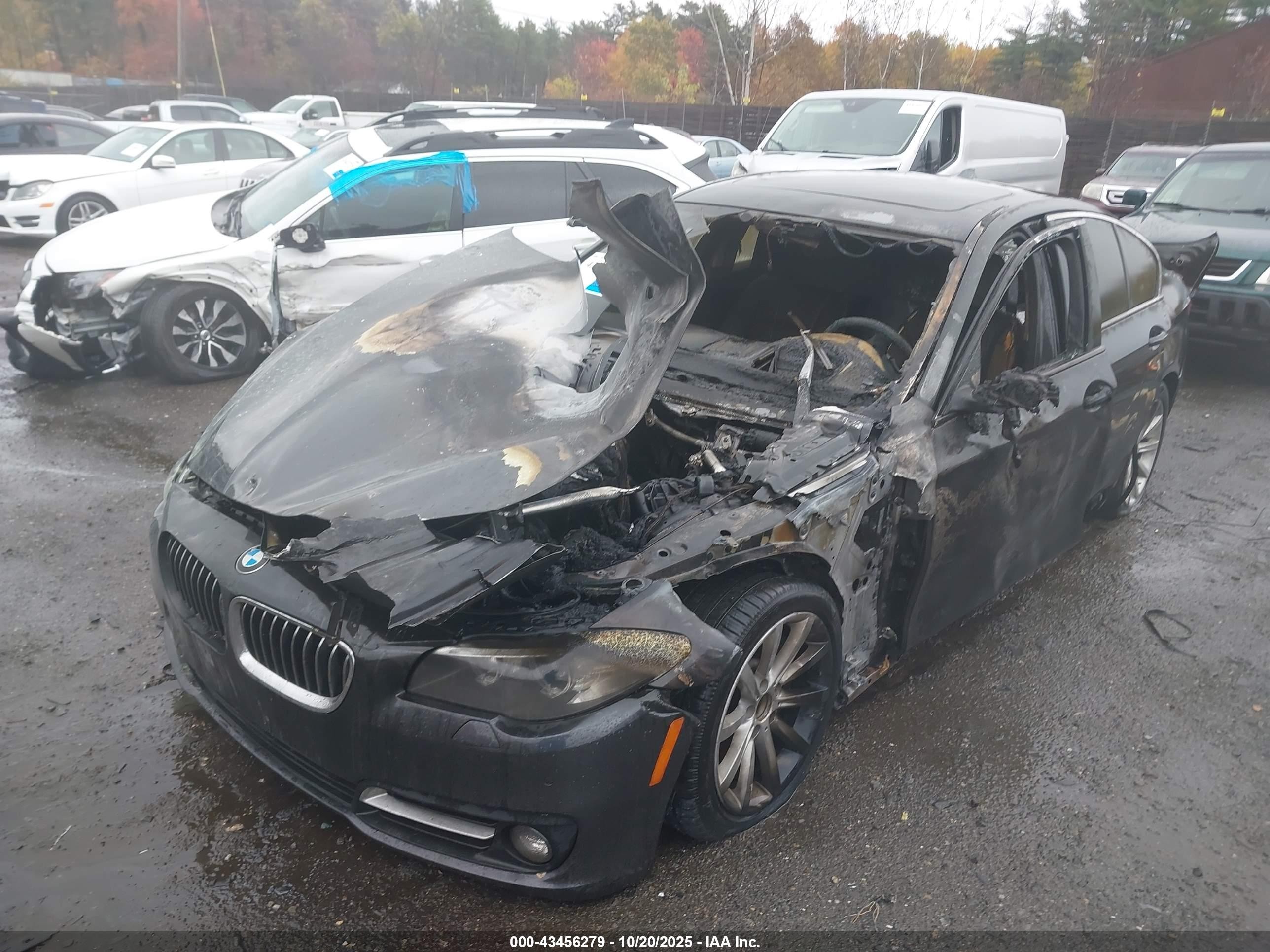 2015 Bmw 535 Xi Black vin: WBA5B3C57FD548682