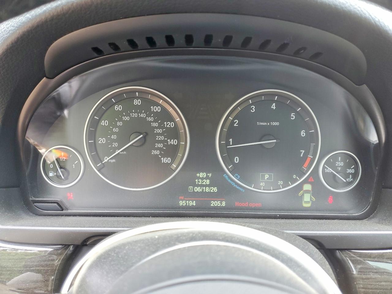 2014 Bmw 535 Xi Blue vin: WBA5B3C58ED535714
