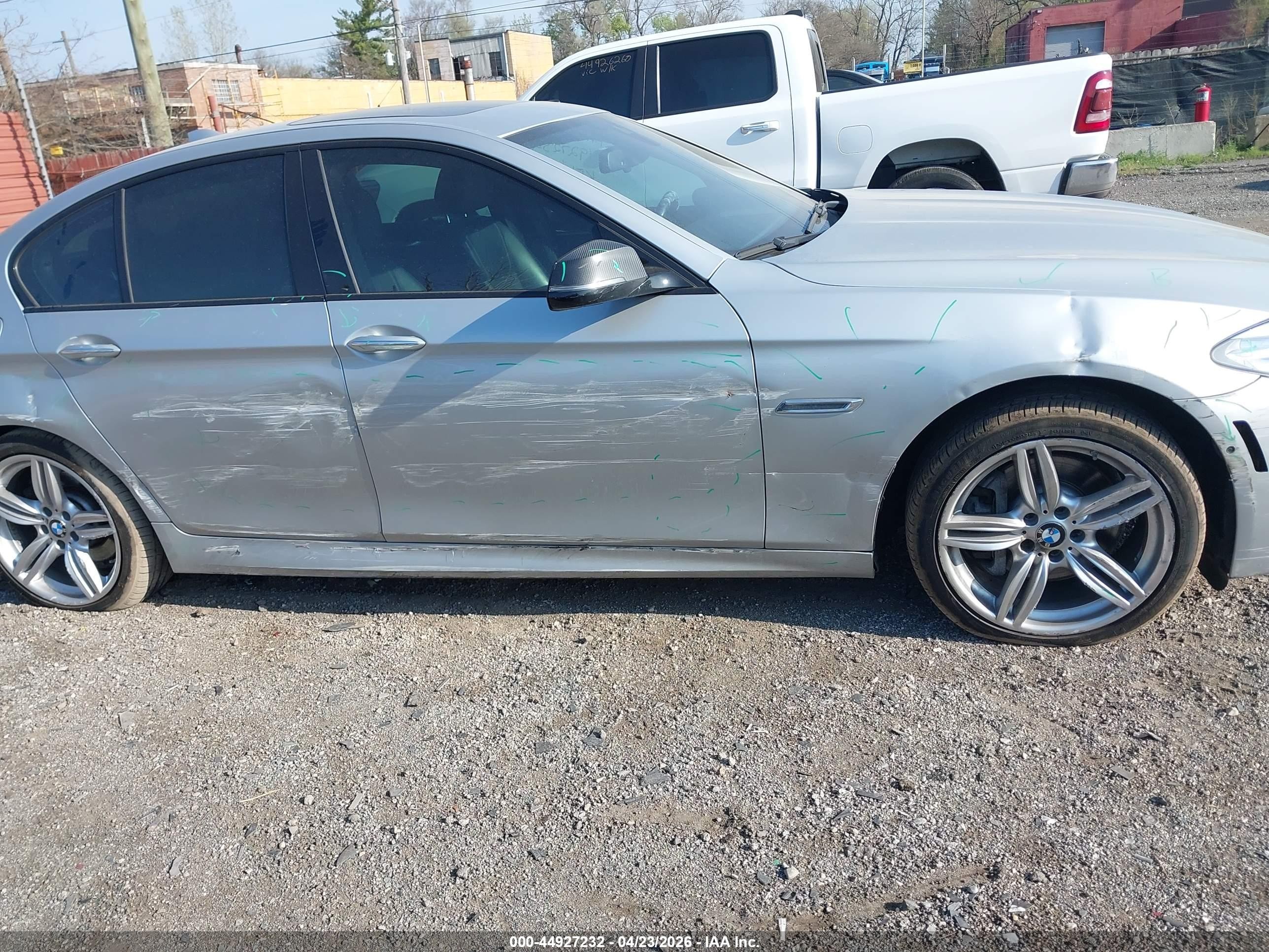 2015 Bmw 535i Xdrive Silver vin: WBA5B3C58FD545287