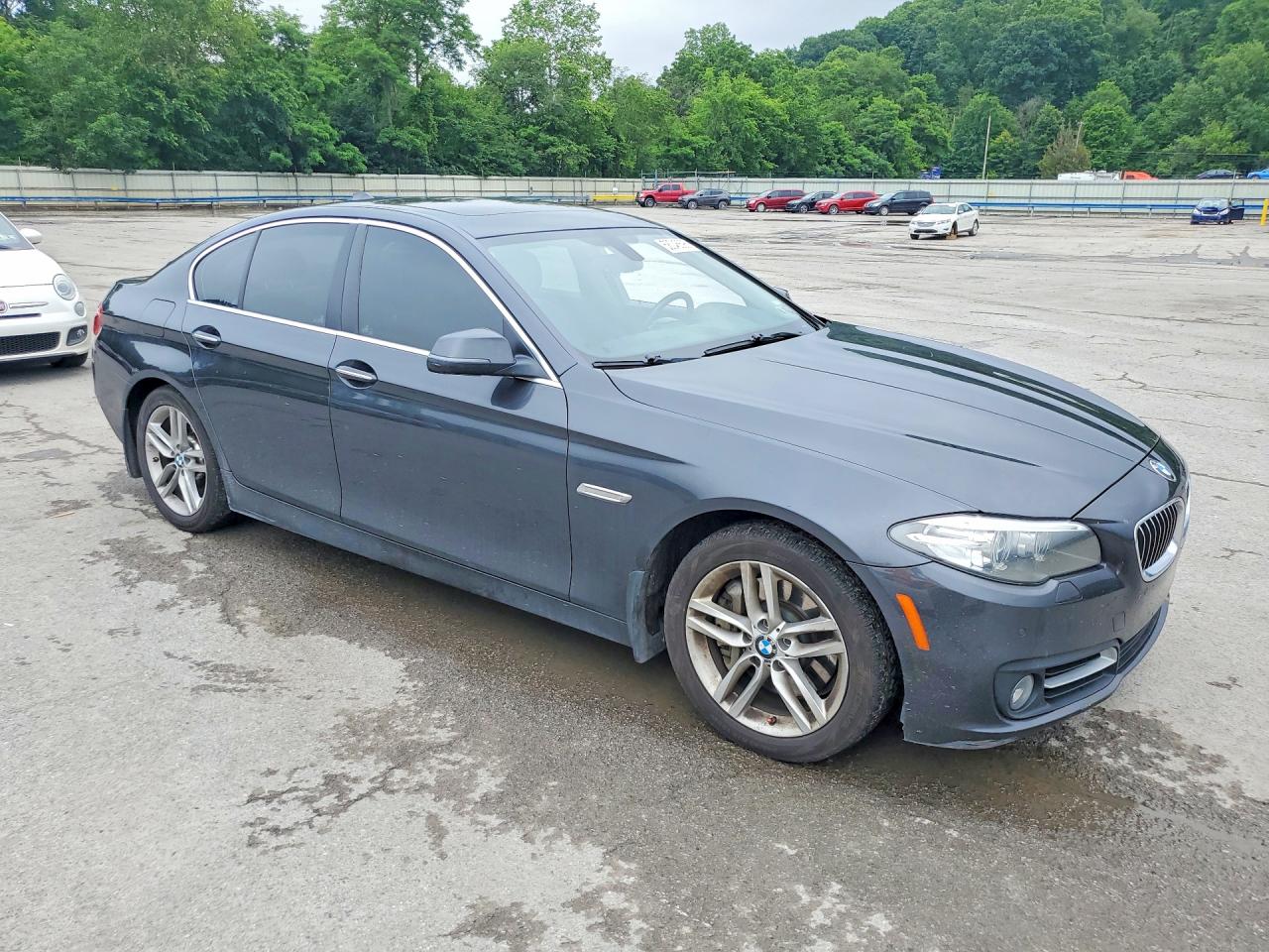 2015 Bmw 535 Xi Gray vin: WBA5B3C58FD546536