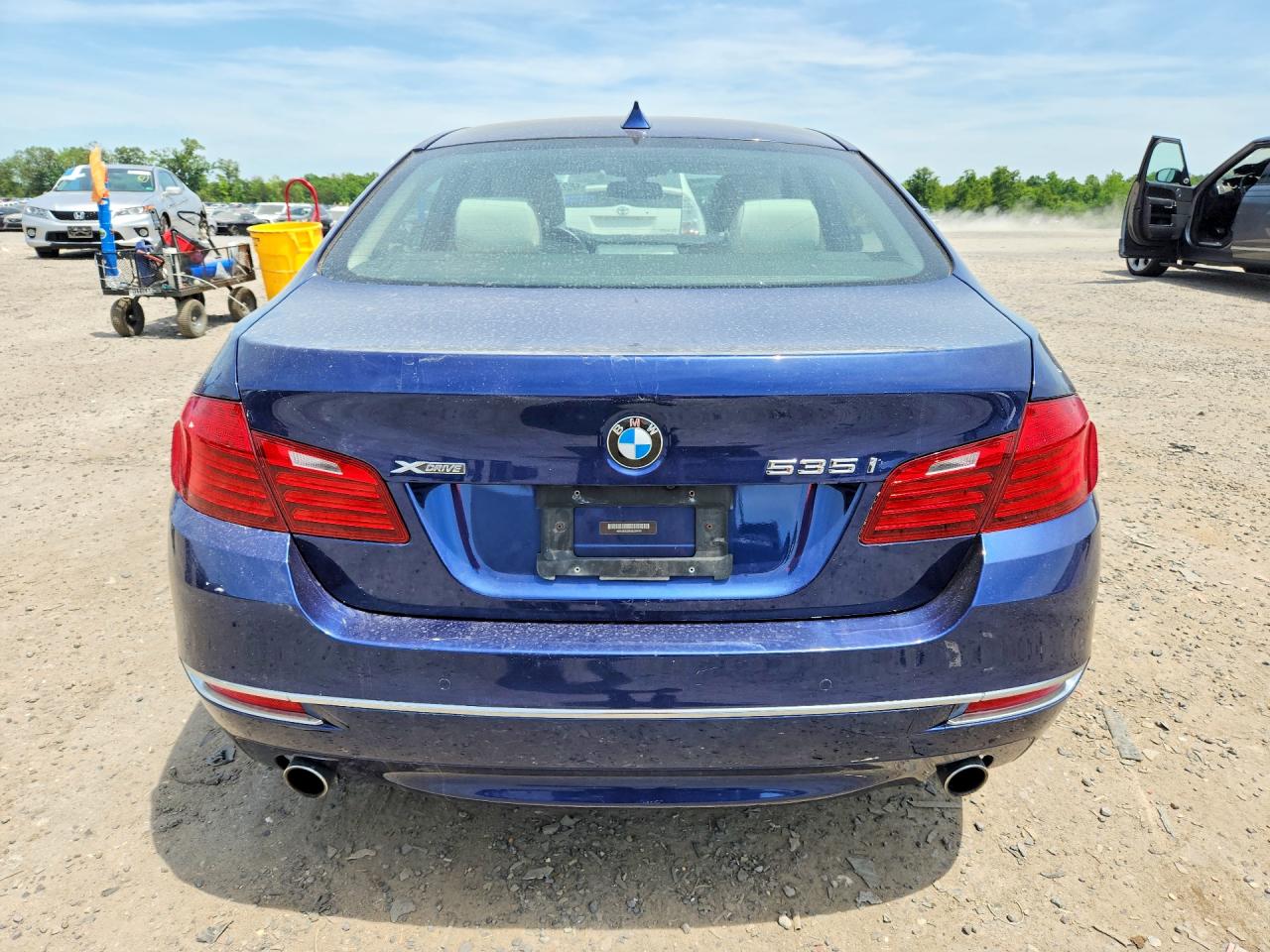 2016 Bmw 535 Xi Blue vin: WBA5B3C58GG259679