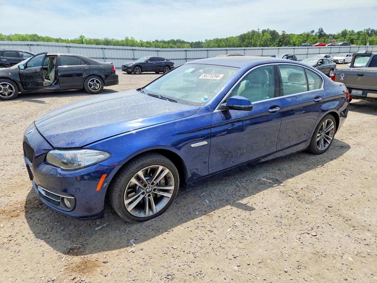 2016 Bmw 535 Xi Blue vin: WBA5B3C58GG259679
