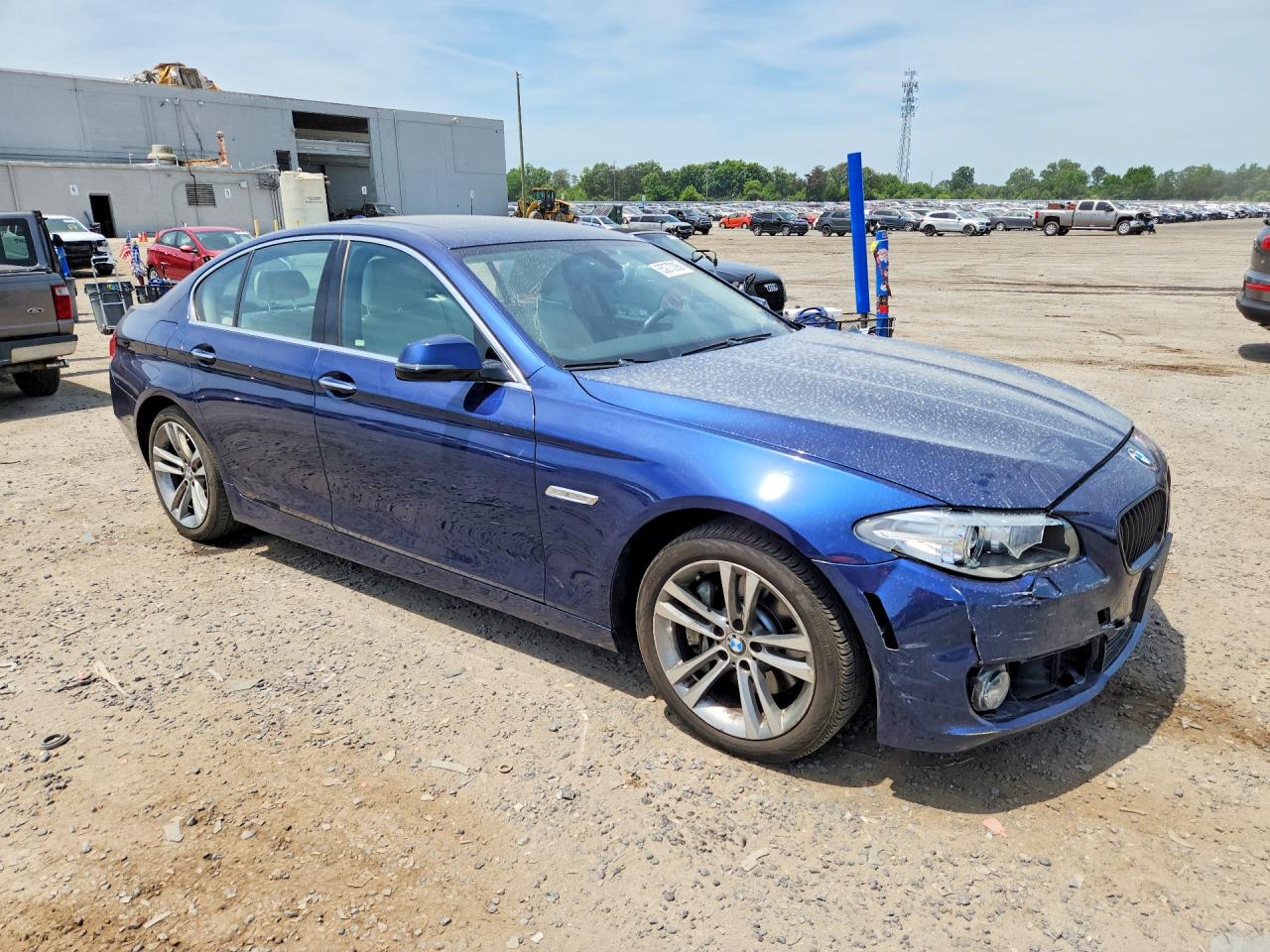 2016 Bmw 535 Xi Blue vin: WBA5B3C58GG259679