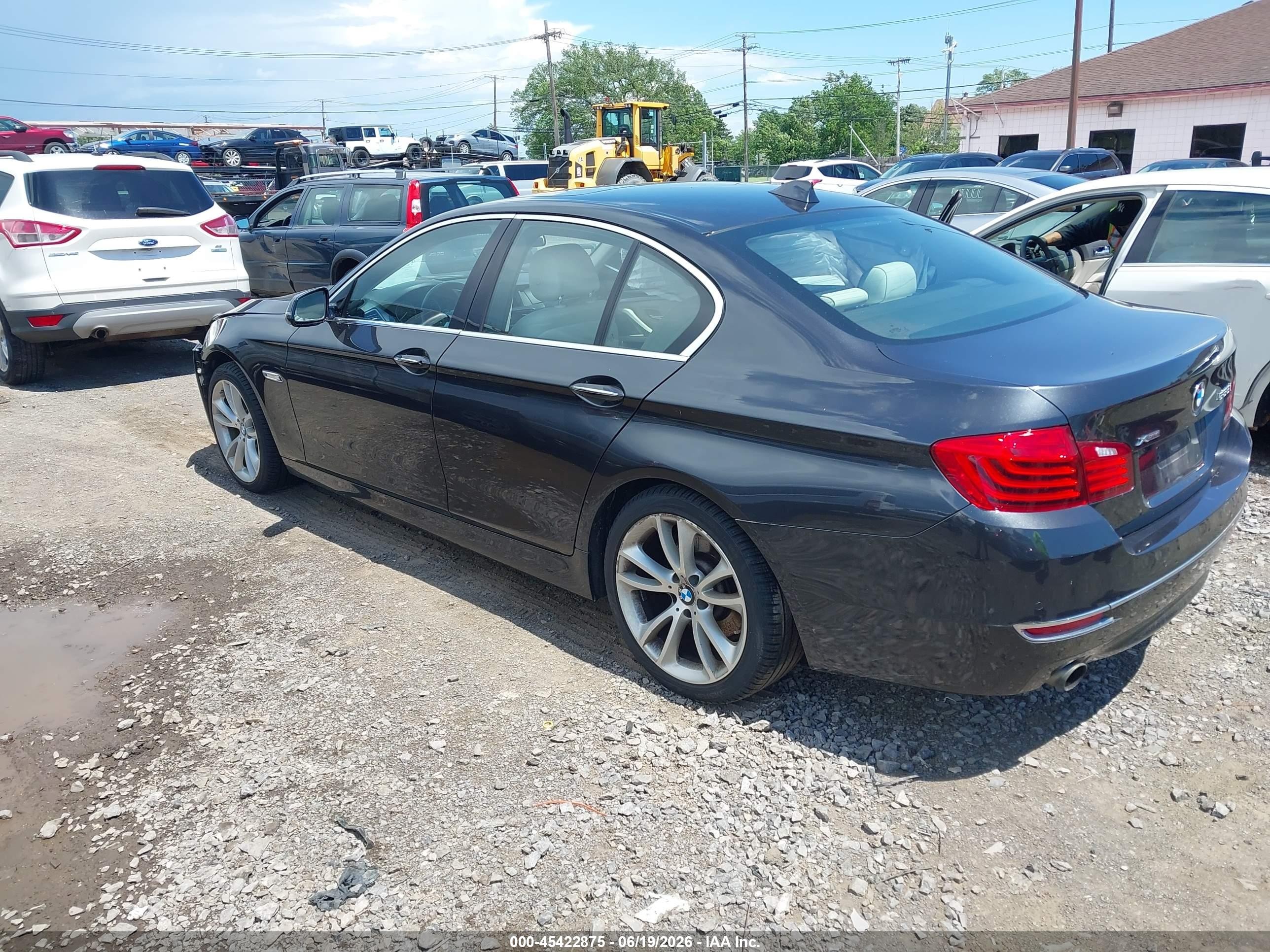 2015 Bmw 535i Xdrive Gray vin: WBA5B3C59FD544374