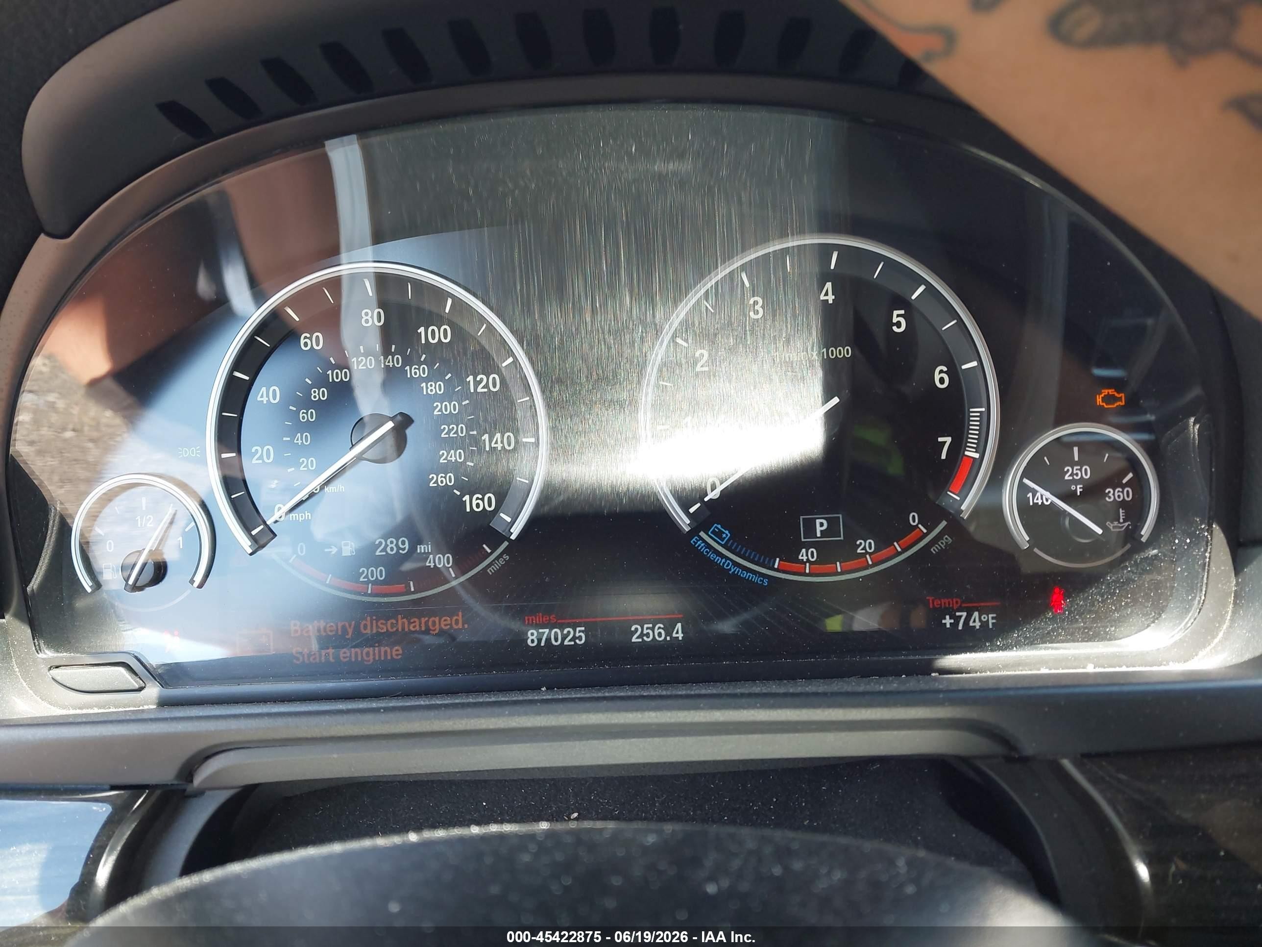 2015 Bmw 535i Xdrive Gray vin: WBA5B3C59FD544374