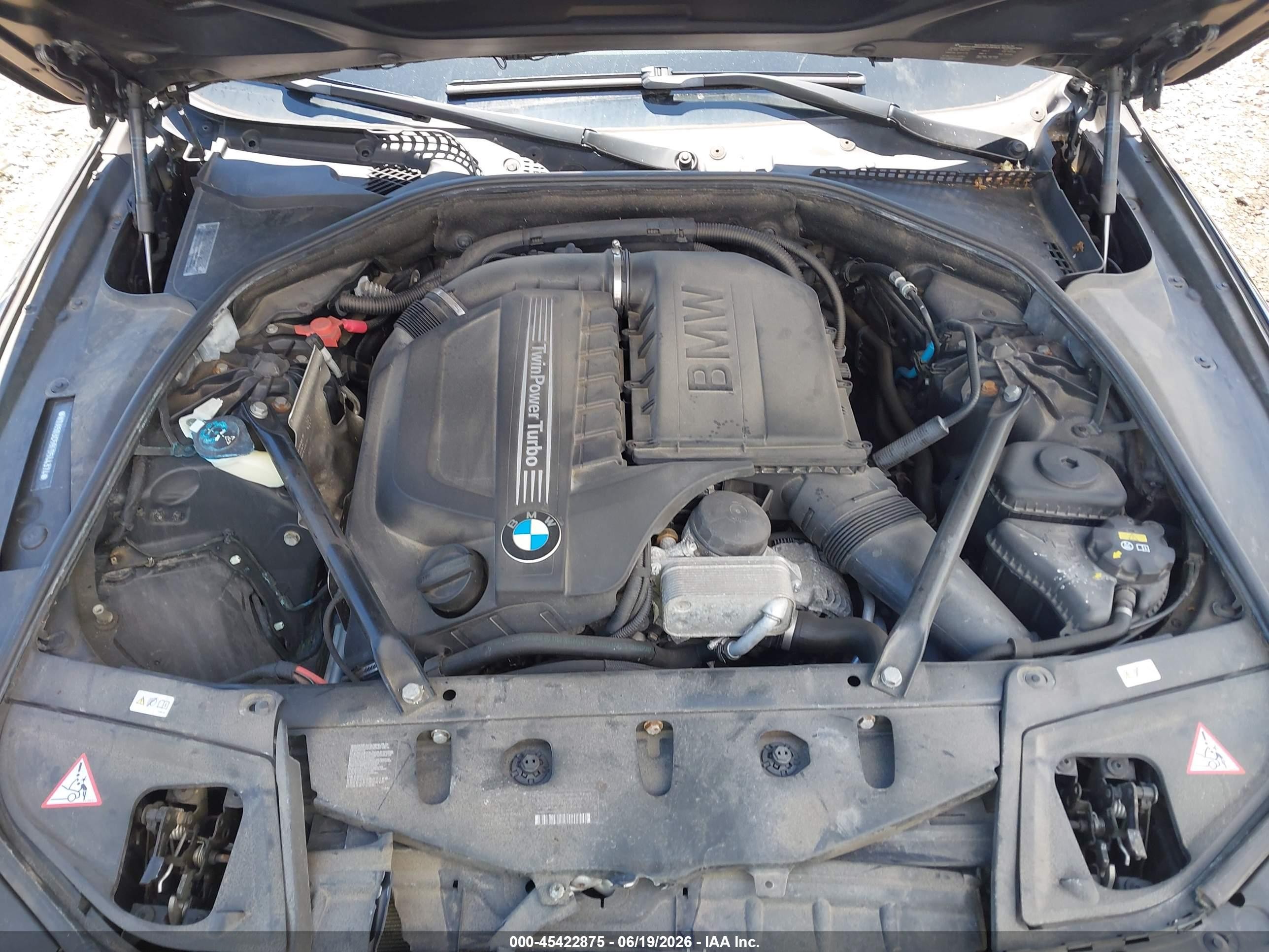 2015 Bmw 535i Xdrive Gray vin: WBA5B3C59FD544374