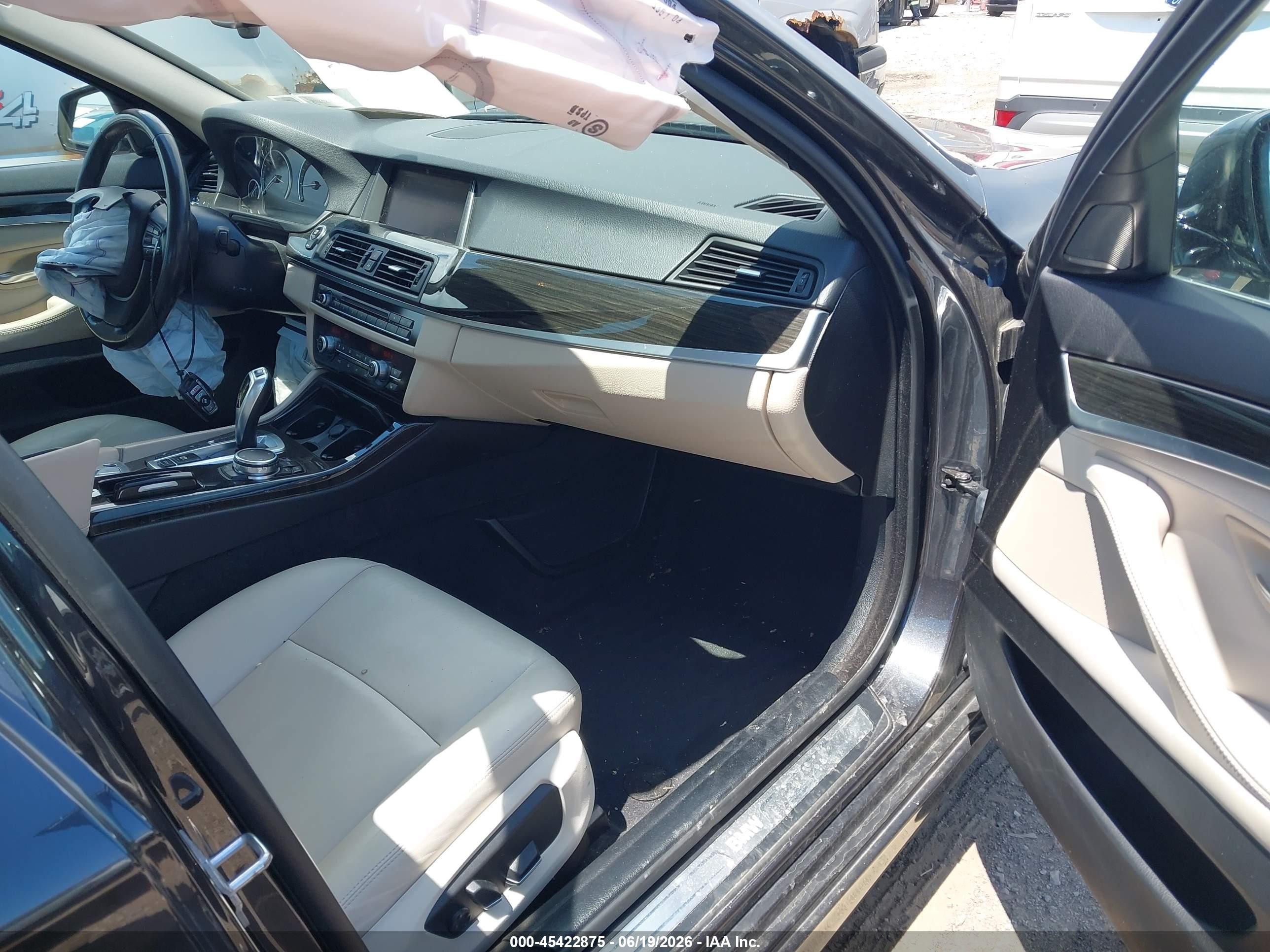 2015 Bmw 535i Xdrive Gray vin: WBA5B3C59FD544374