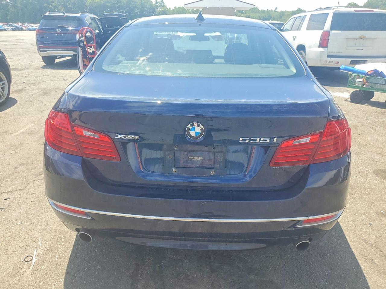 2015 Bmw 535 Xi Blue vin: WBA5B3C59FD548666