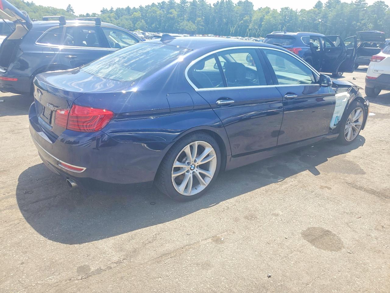 2015 Bmw 535 Xi Blue vin: WBA5B3C59FD548666