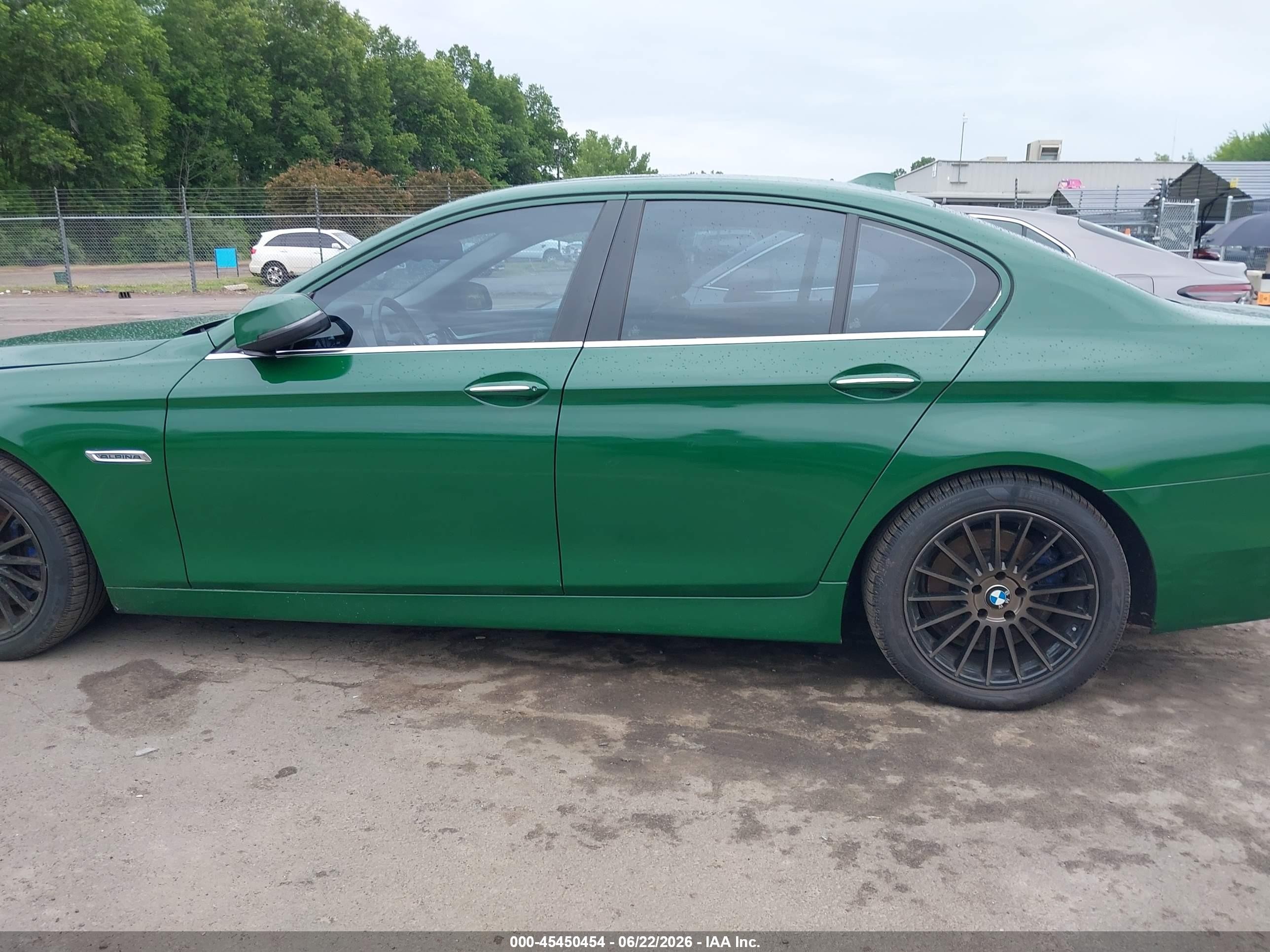 2014 Bmw 535i Xdrive Green vin: WBA5B3C5XED532278