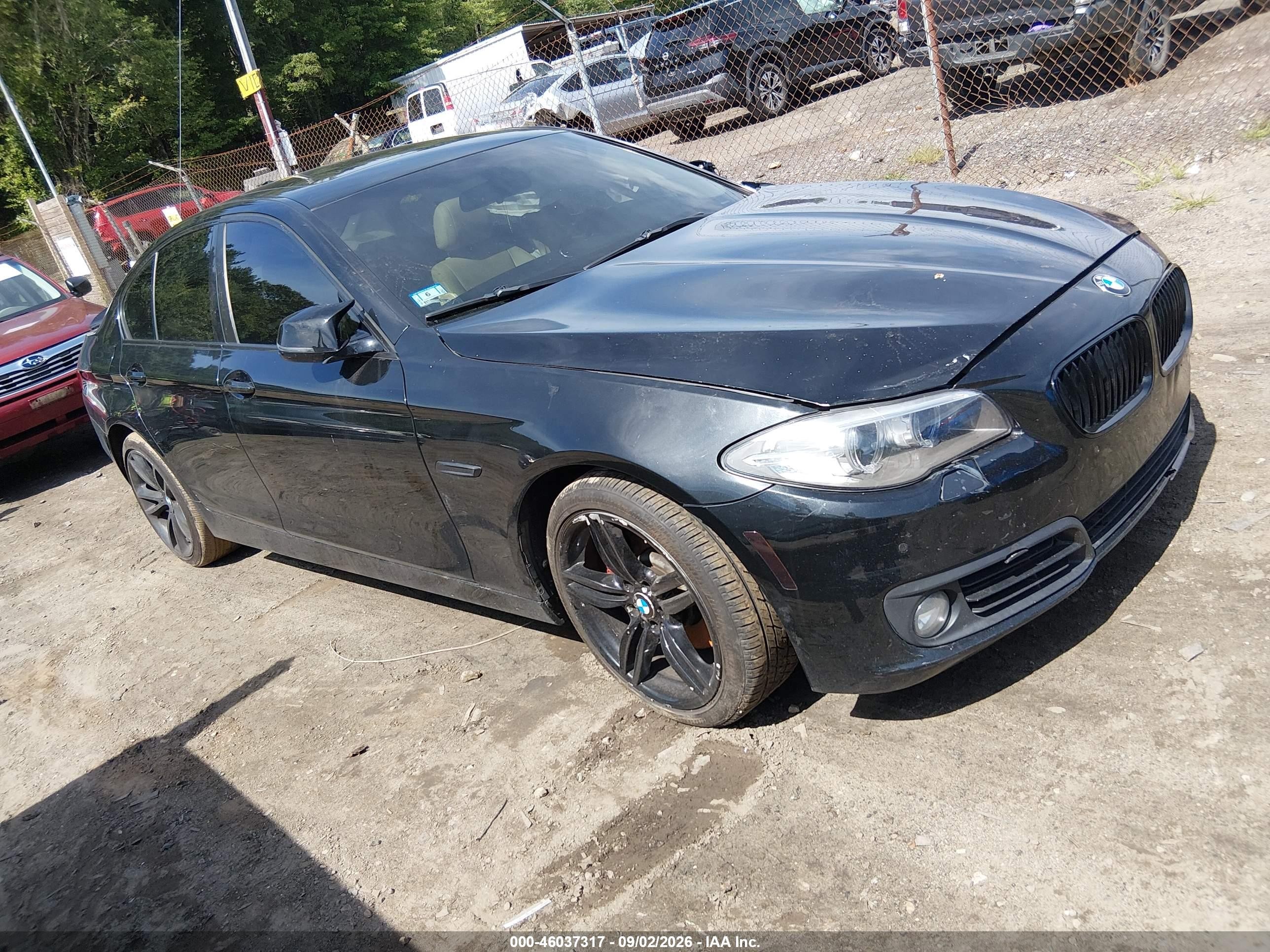 2014 Bmw 535i Xdrive Black vin: WBA5B3C5XED533236