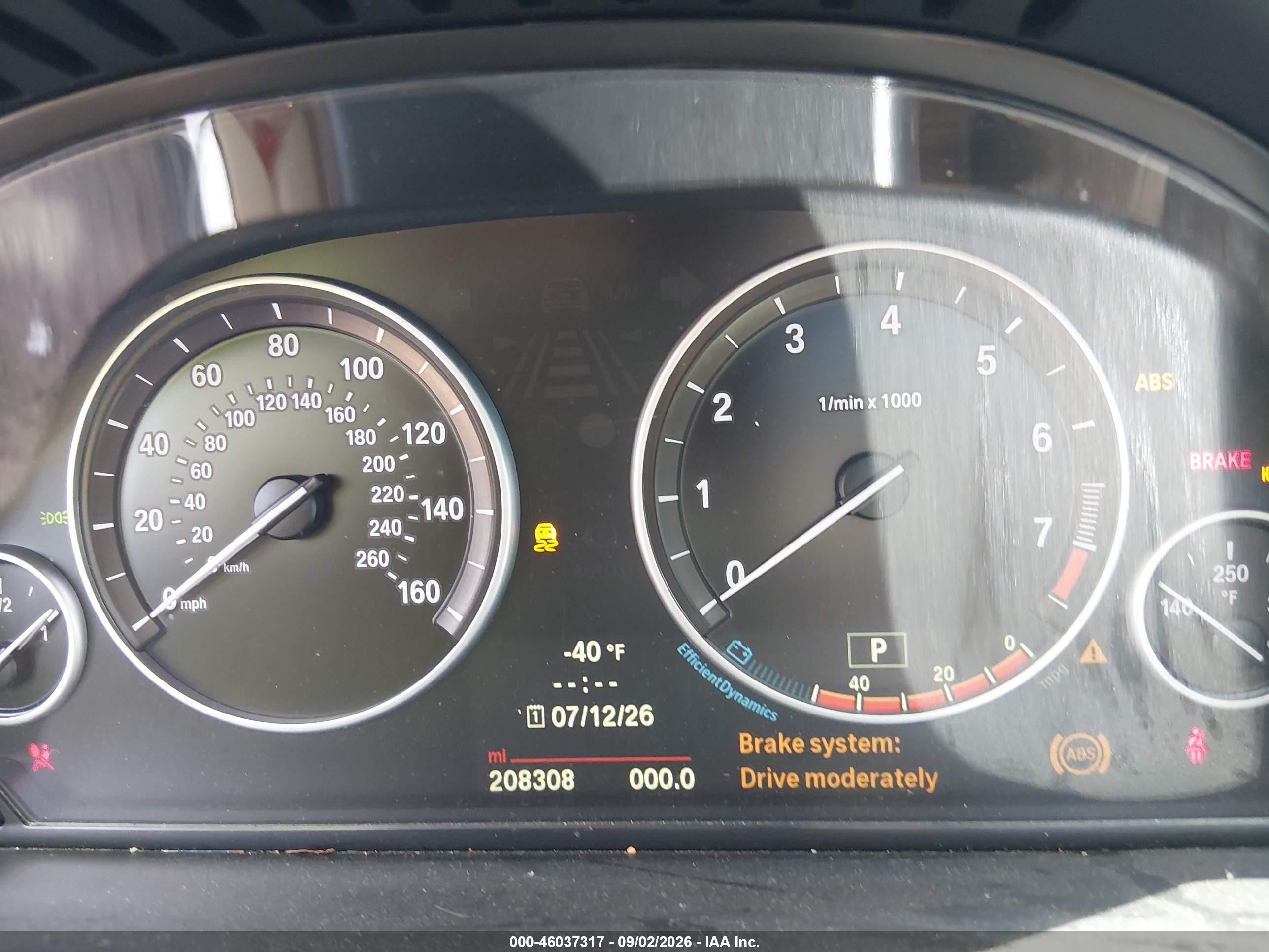 2014 Bmw 535i Xdrive Black vin: WBA5B3C5XED533236