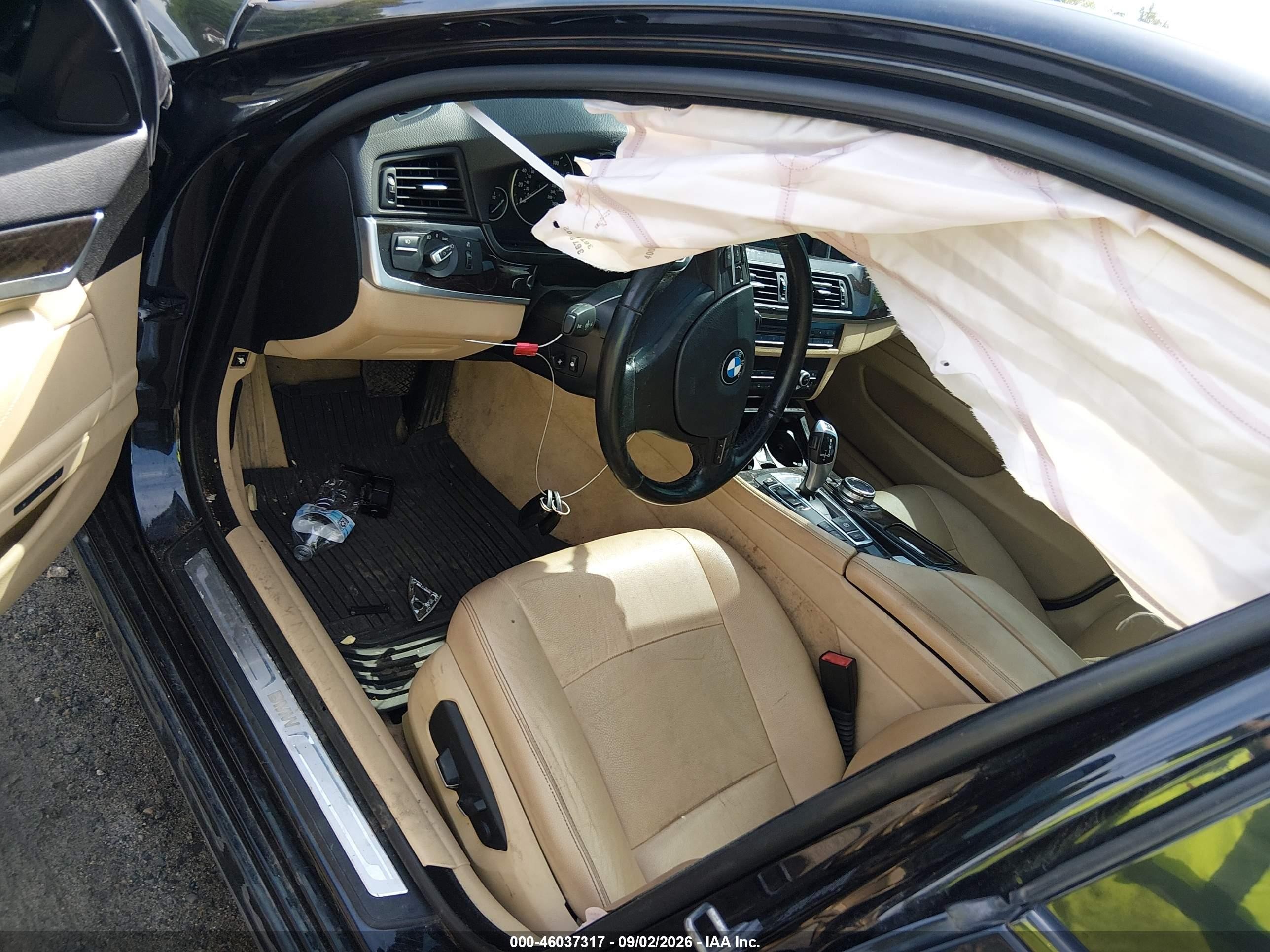 2014 Bmw 535i Xdrive Black vin: WBA5B3C5XED533236