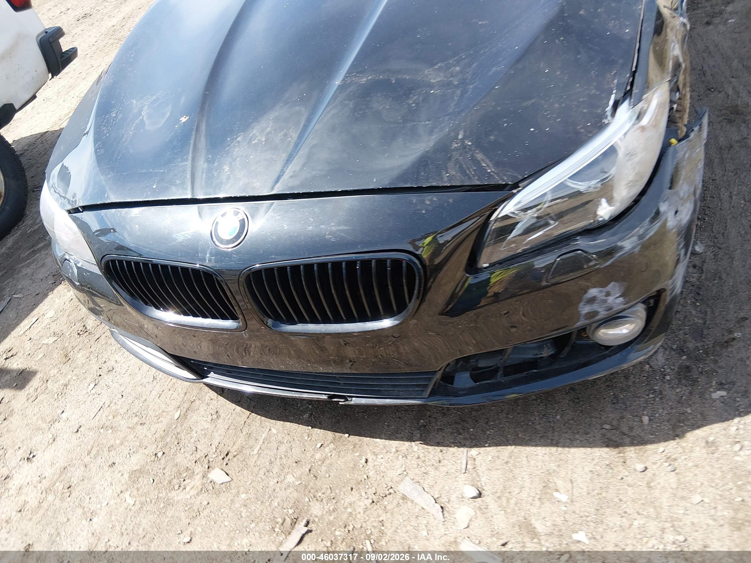 2014 Bmw 535i Xdrive Black vin: WBA5B3C5XED533236