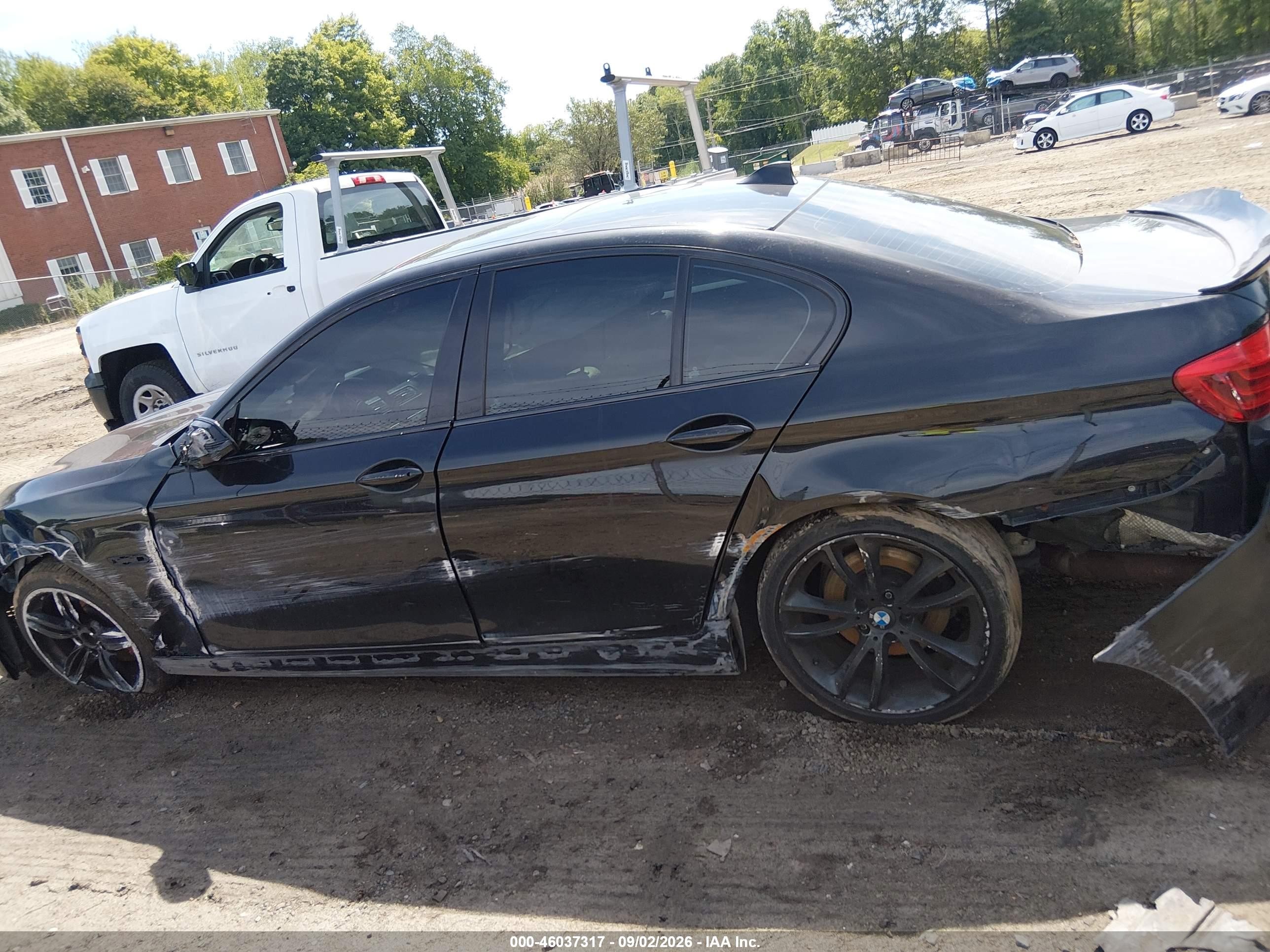 2014 Bmw 535i Xdrive Black vin: WBA5B3C5XED533236