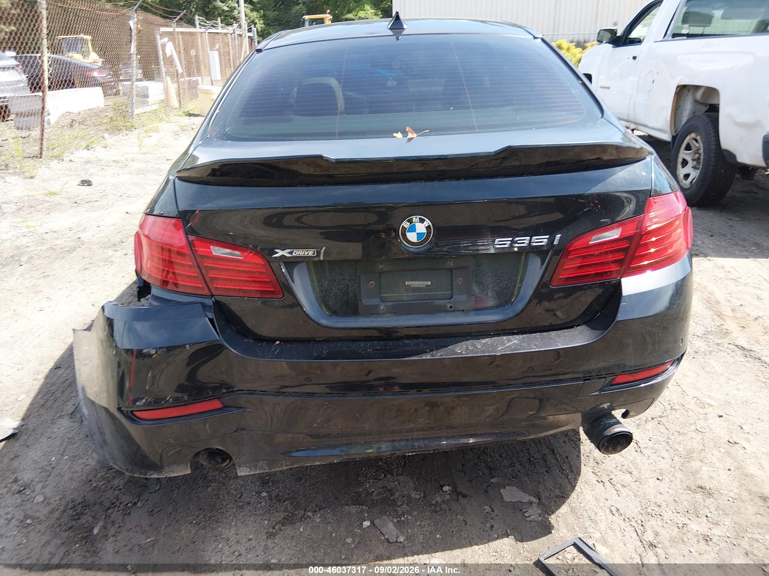 2014 Bmw 535i Xdrive Black vin: WBA5B3C5XED533236