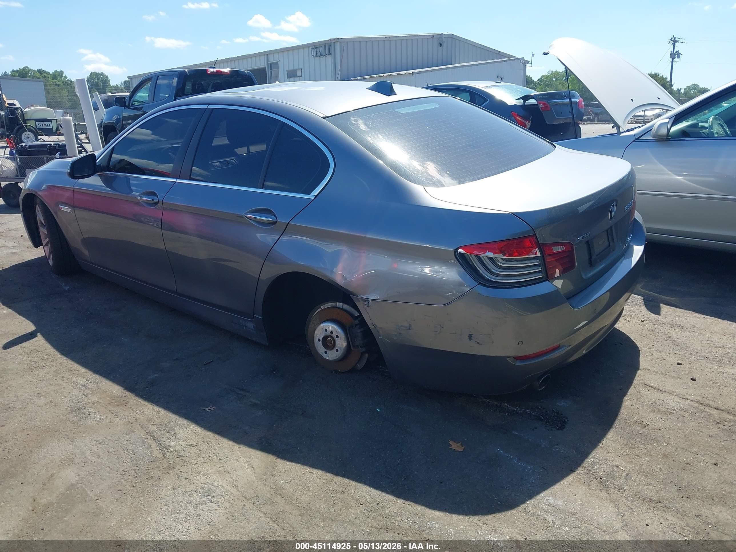 2014 Bmw 535i Xdrive Серый vin: WBA5B3C5XED535715