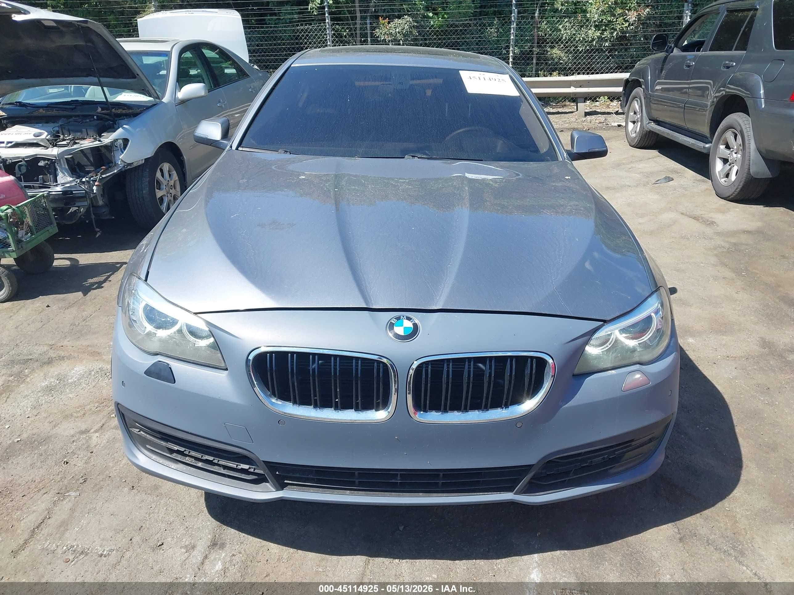 2014 Bmw 535i Xdrive Серый vin: WBA5B3C5XED535715