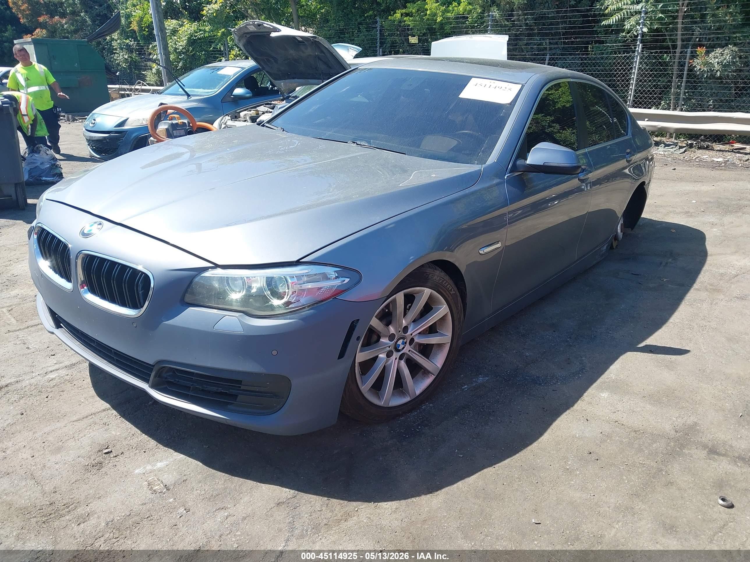 2014 Bmw 535i Xdrive Серый vin: WBA5B3C5XED535715