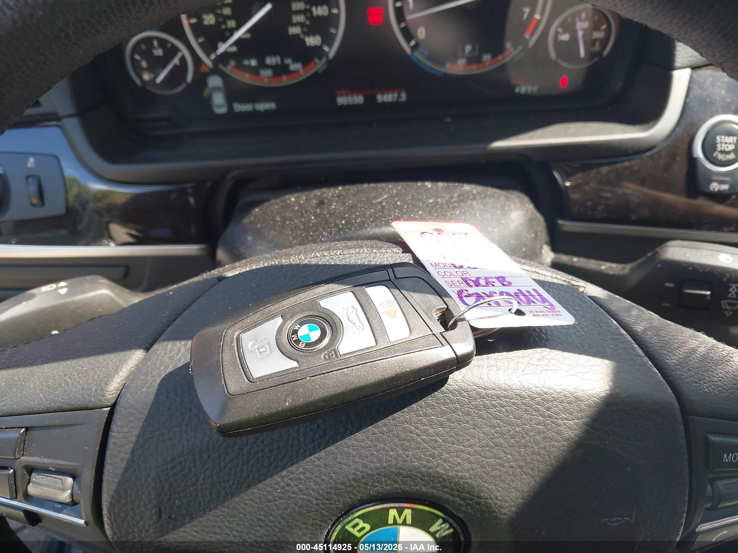 2014 Bmw 535i Xdrive Серый vin: WBA5B3C5XED535715