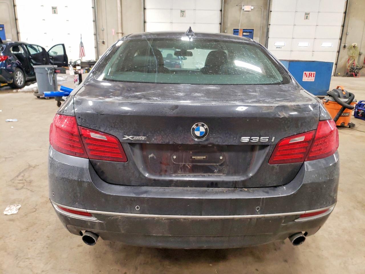 2014 Bmw 535 Xi Gray vin: WBA5B3C5XED535732