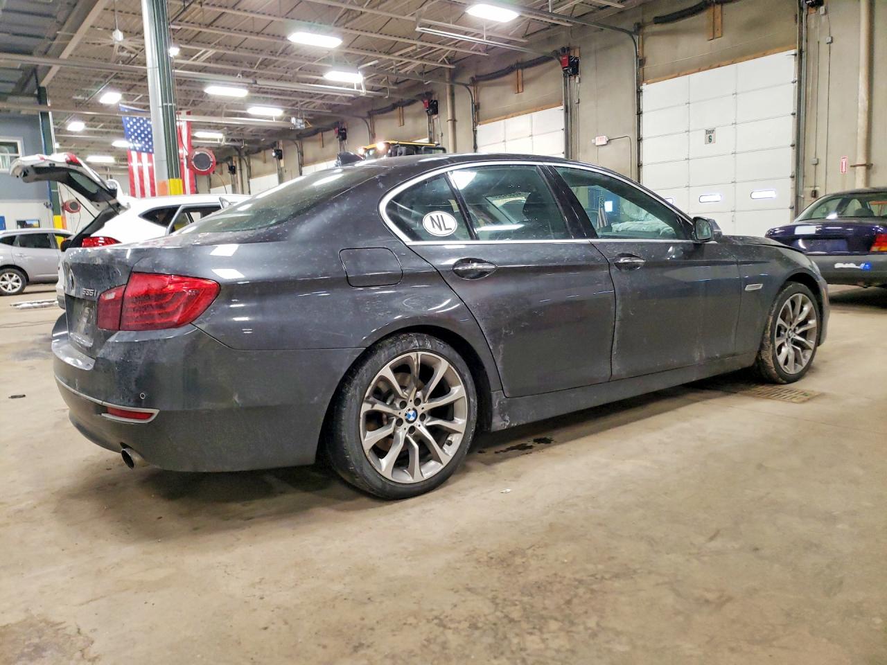 2014 Bmw 535 Xi Gray vin: WBA5B3C5XED535732