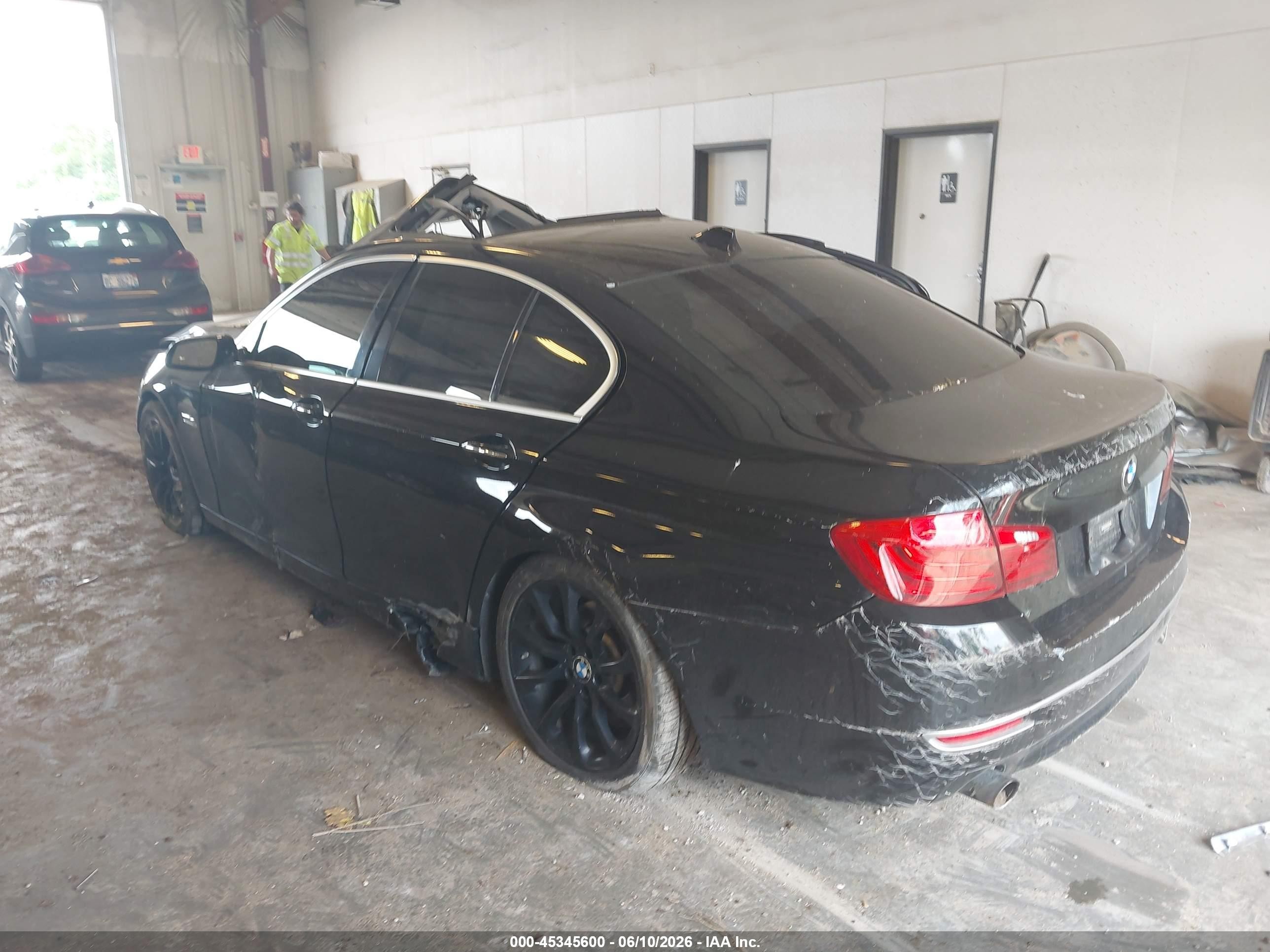 2014 Bmw 535i Xdrive Black vin: WBA5B3C5XED536721