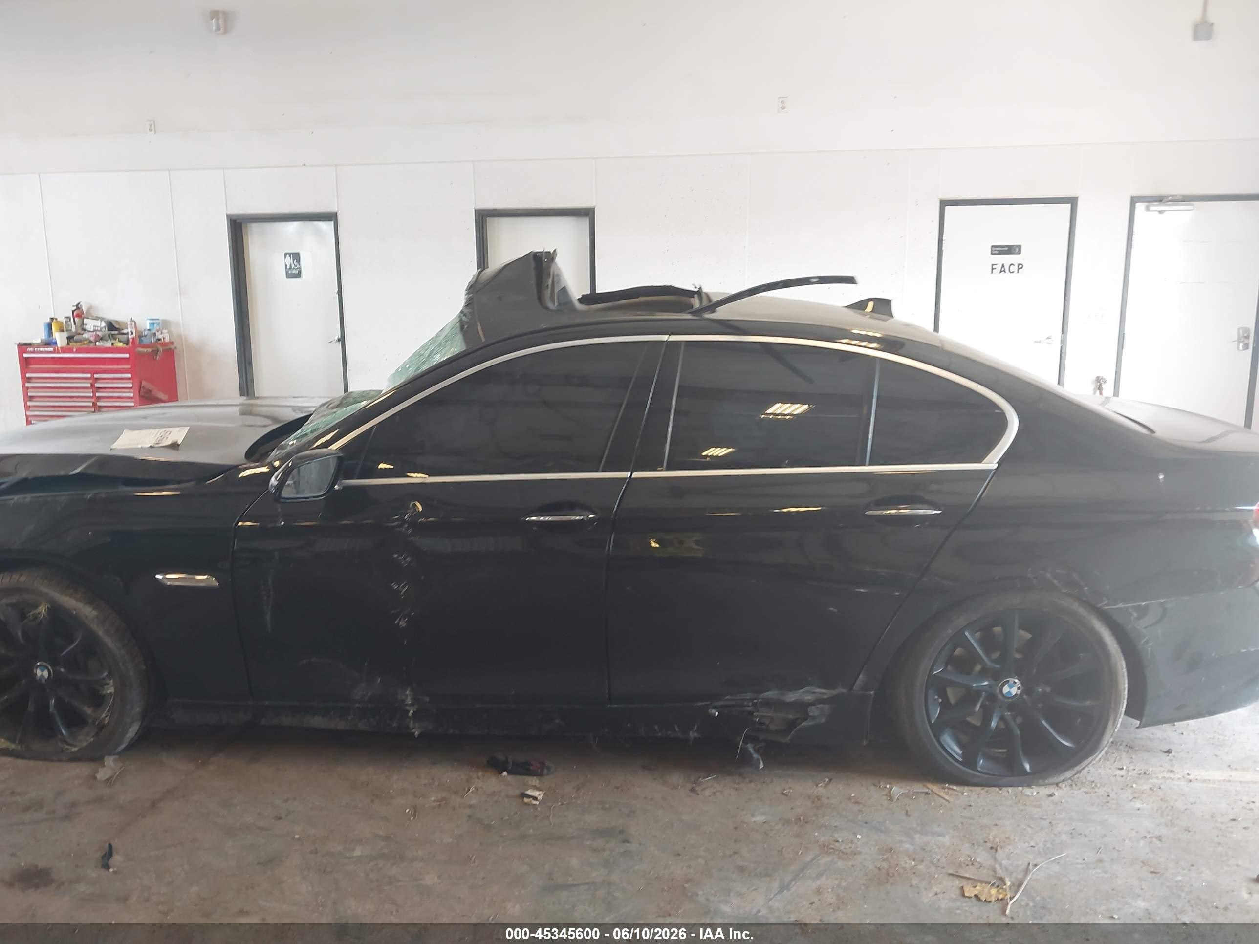 2014 Bmw 535i Xdrive Black vin: WBA5B3C5XED536721
