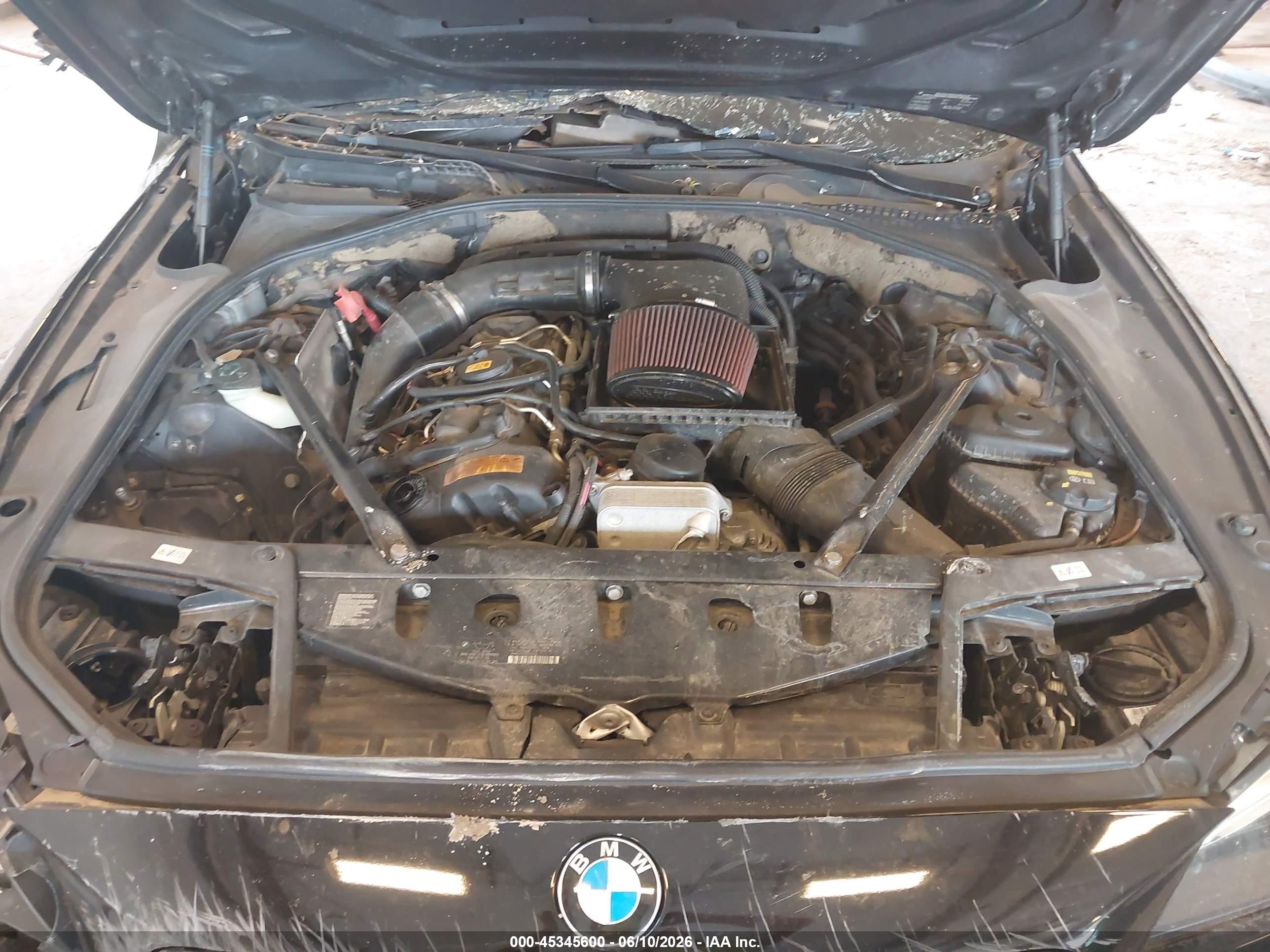2014 Bmw 535i Xdrive Black vin: WBA5B3C5XED536721