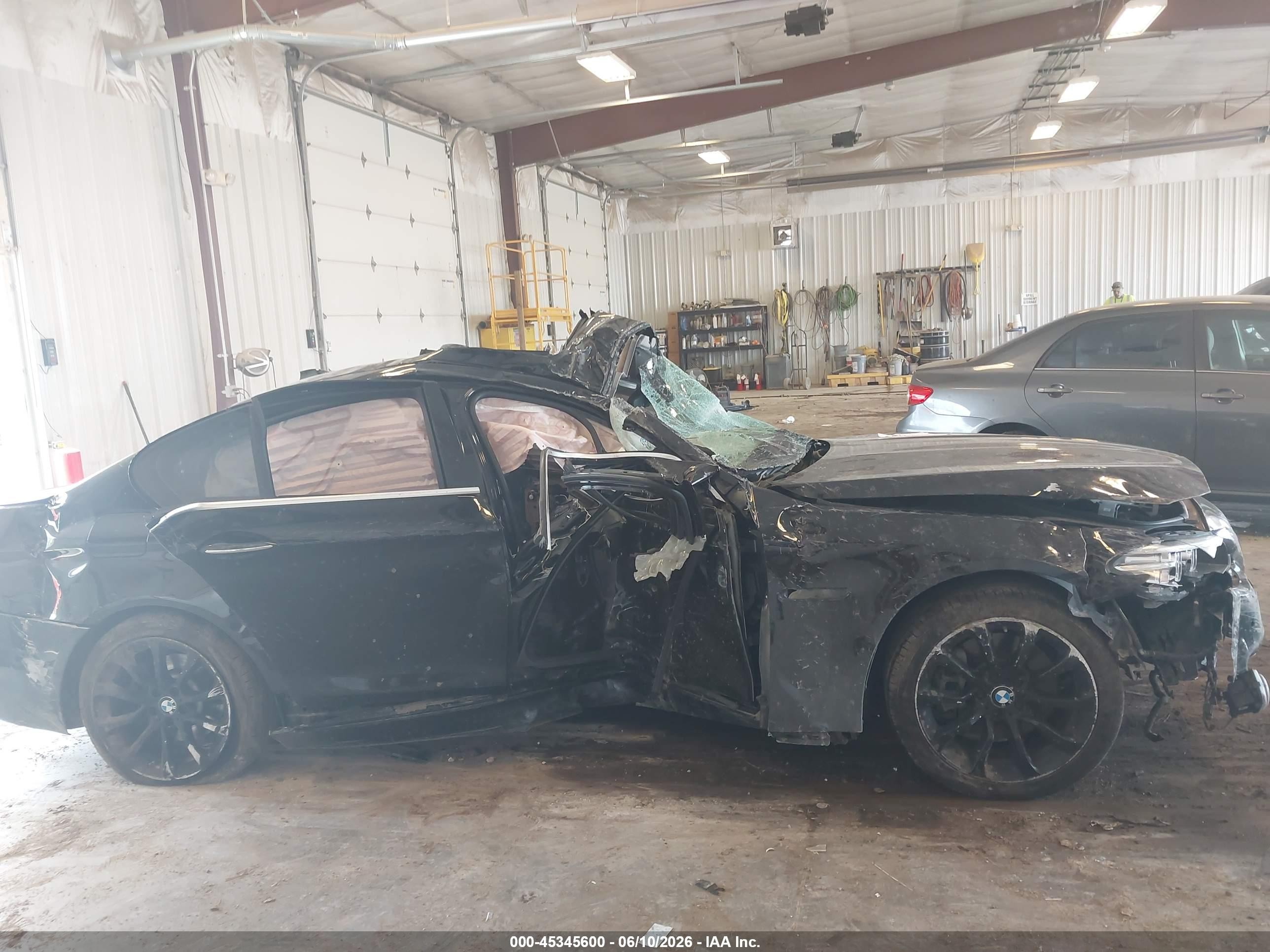 2014 Bmw 535i Xdrive Black vin: WBA5B3C5XED536721