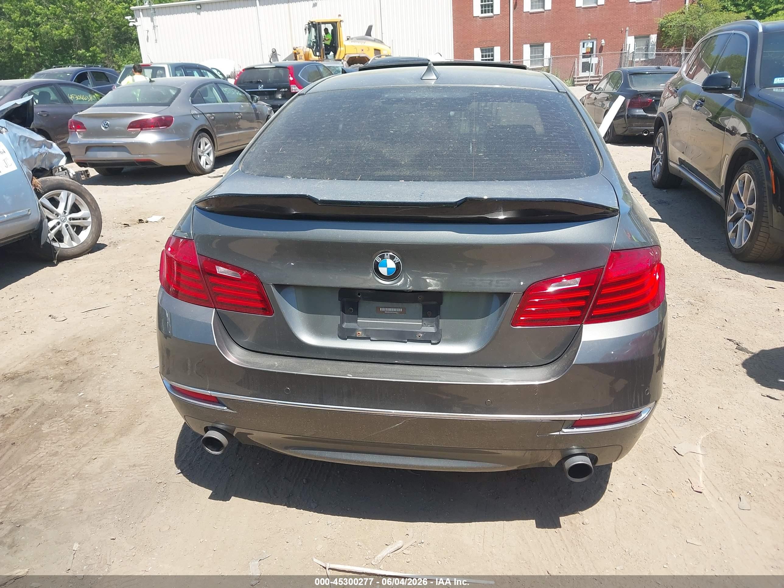 2015 Bmw 535i Xdrive Gray vin: WBA5B3C5XFD540267