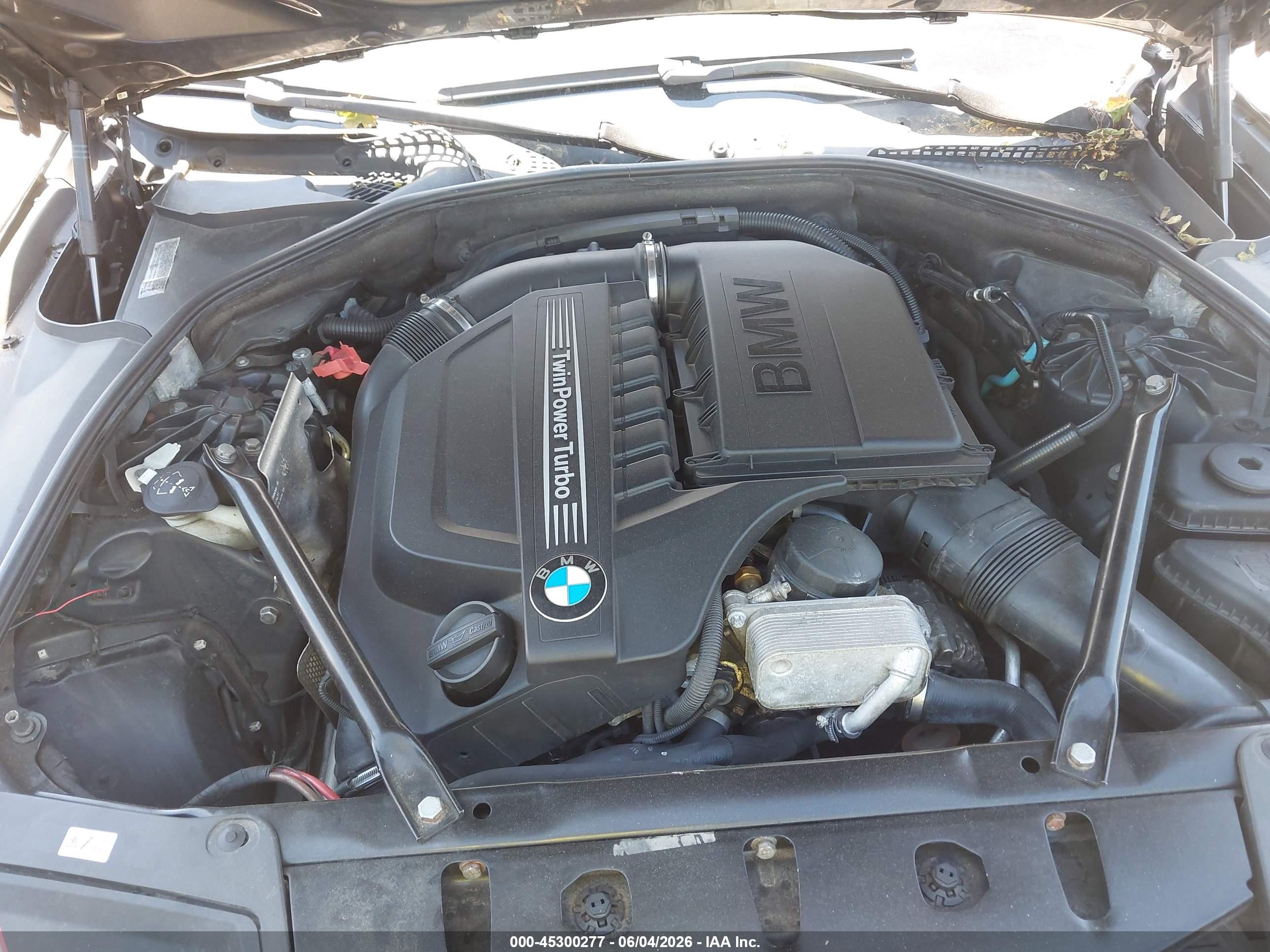 2015 Bmw 535i Xdrive Gray vin: WBA5B3C5XFD540267