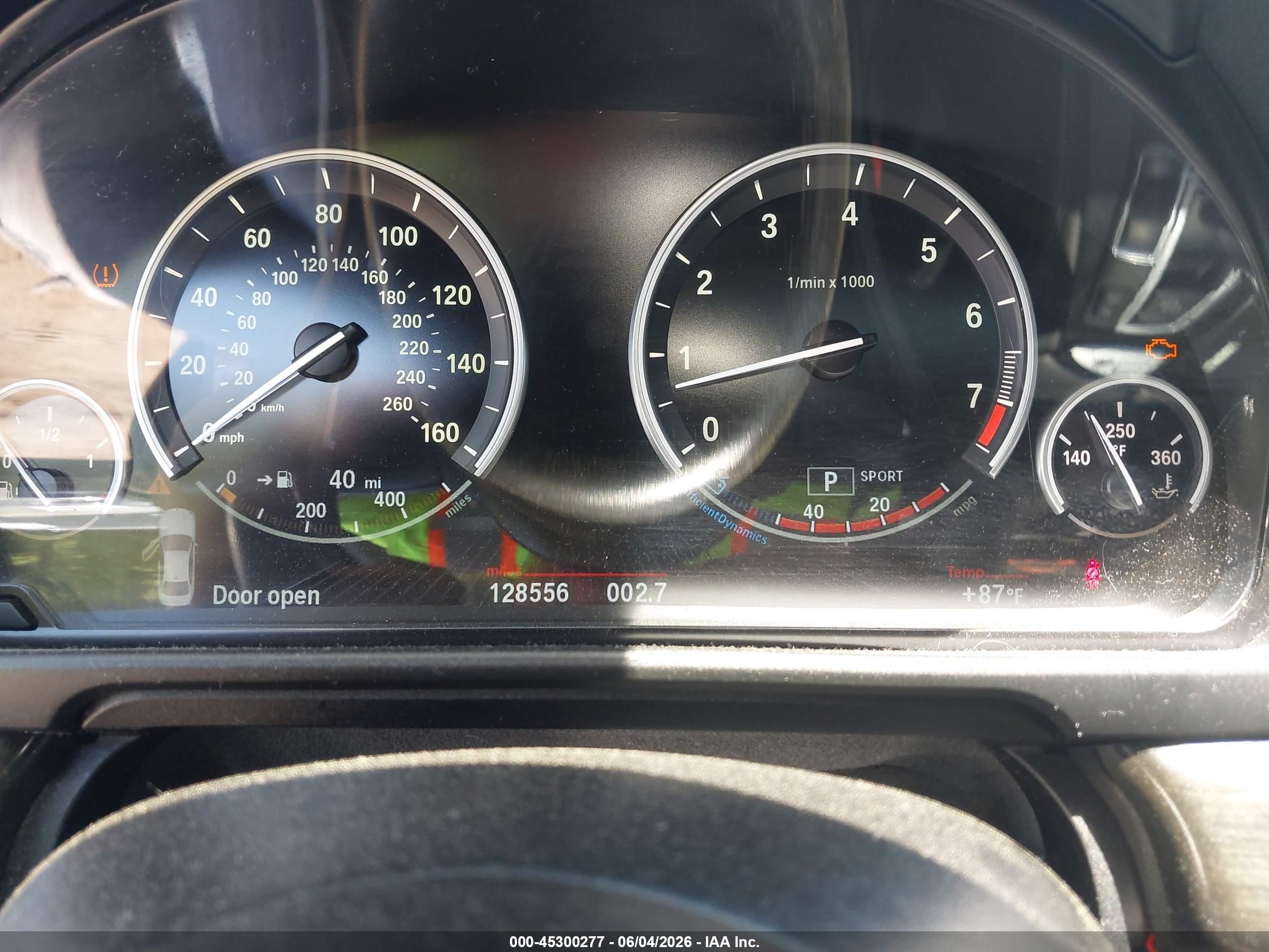 2015 Bmw 535i Xdrive Gray vin: WBA5B3C5XFD540267