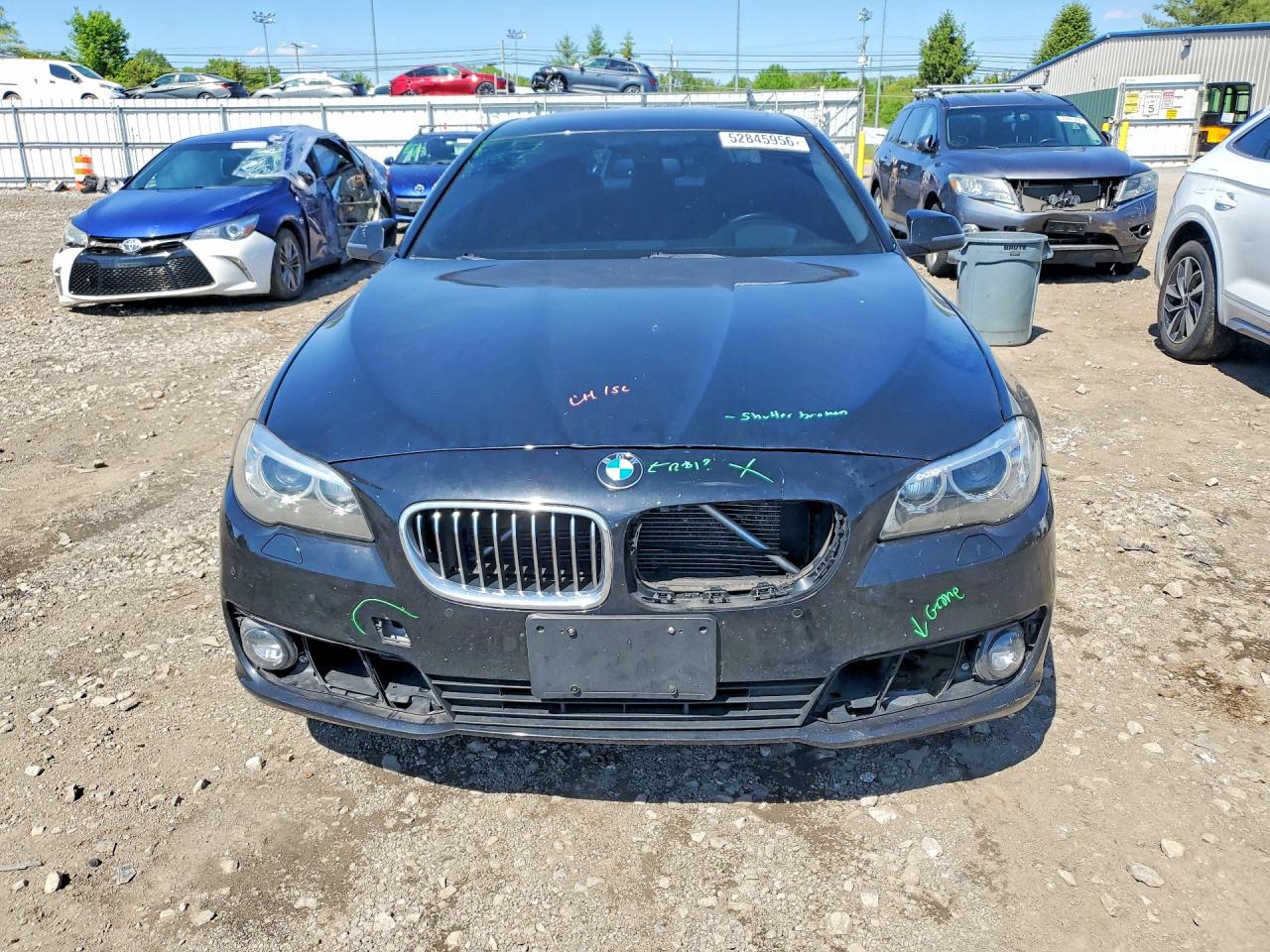 2015 Bmw 535 Xi Black vin: WBA5B3C5XFD544206