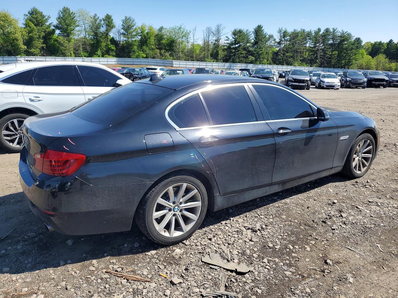 2015 Bmw 535 Xi Black vin: WBA5B3C5XFD544206
