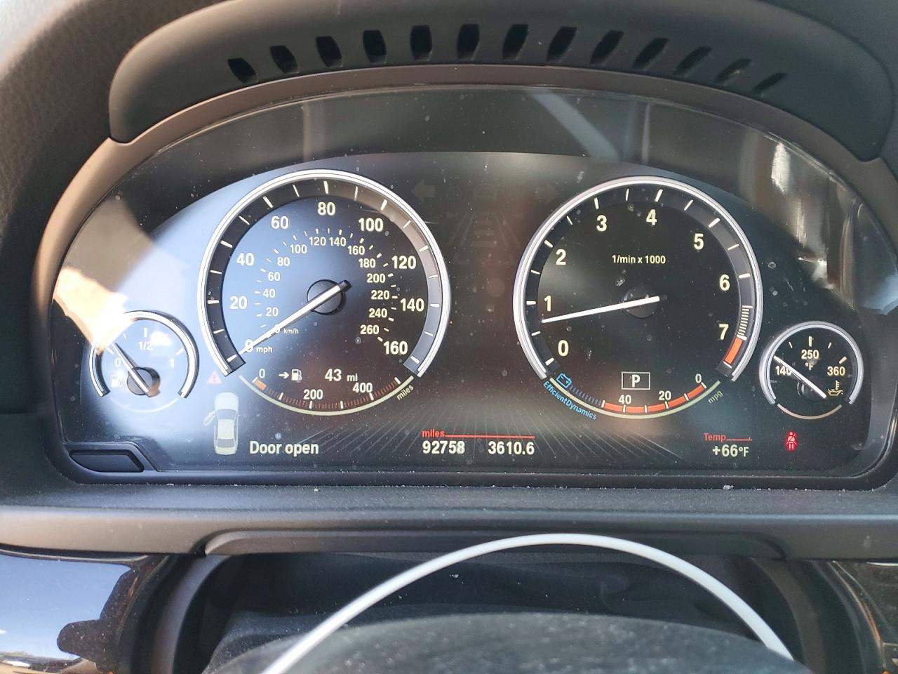 2015 Bmw 535 Xi Black vin: WBA5B3C5XFD544206