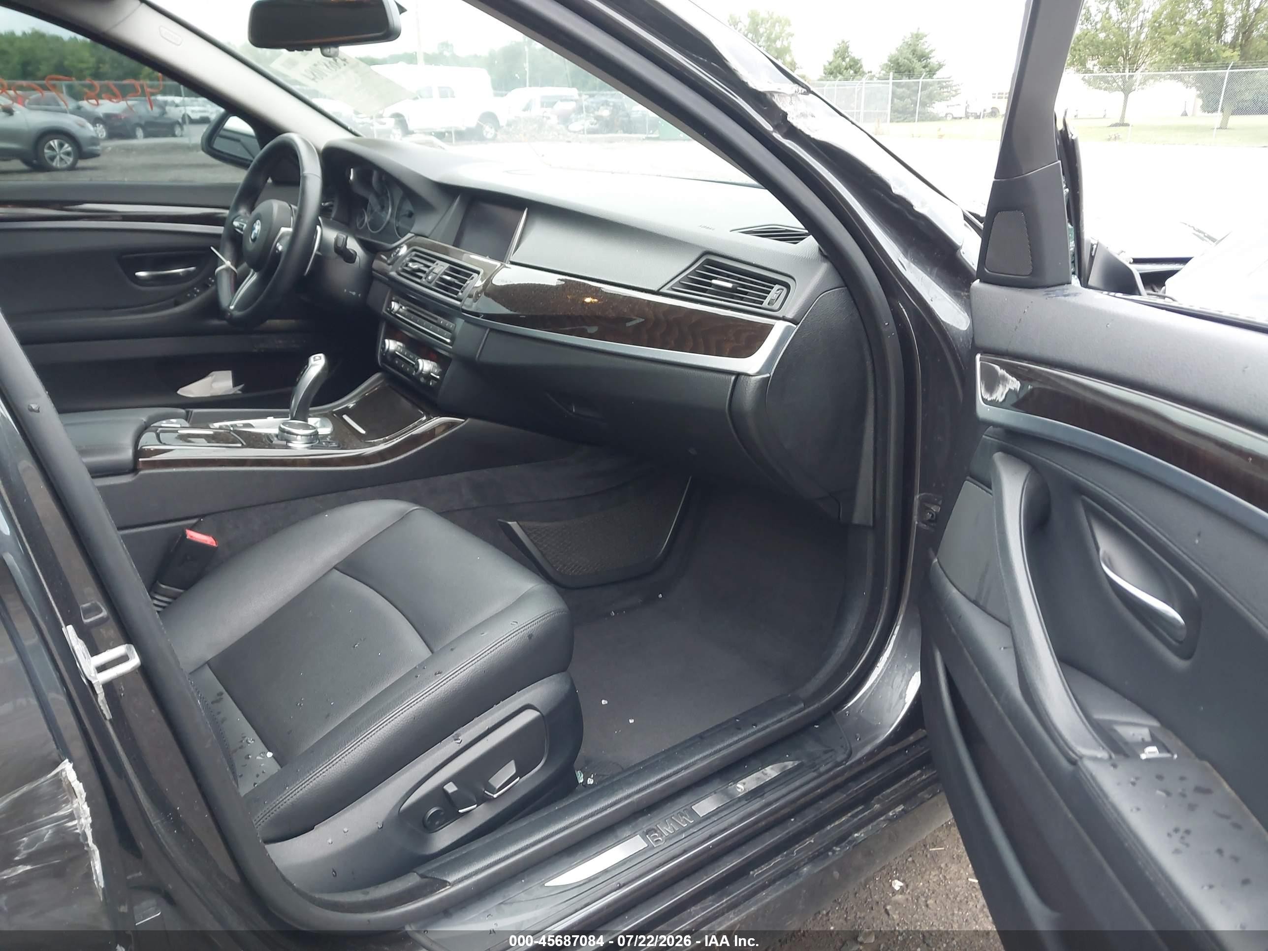 2015 Bmw 535i Xdrive Gray vin: WBA5B3C5XFD545467