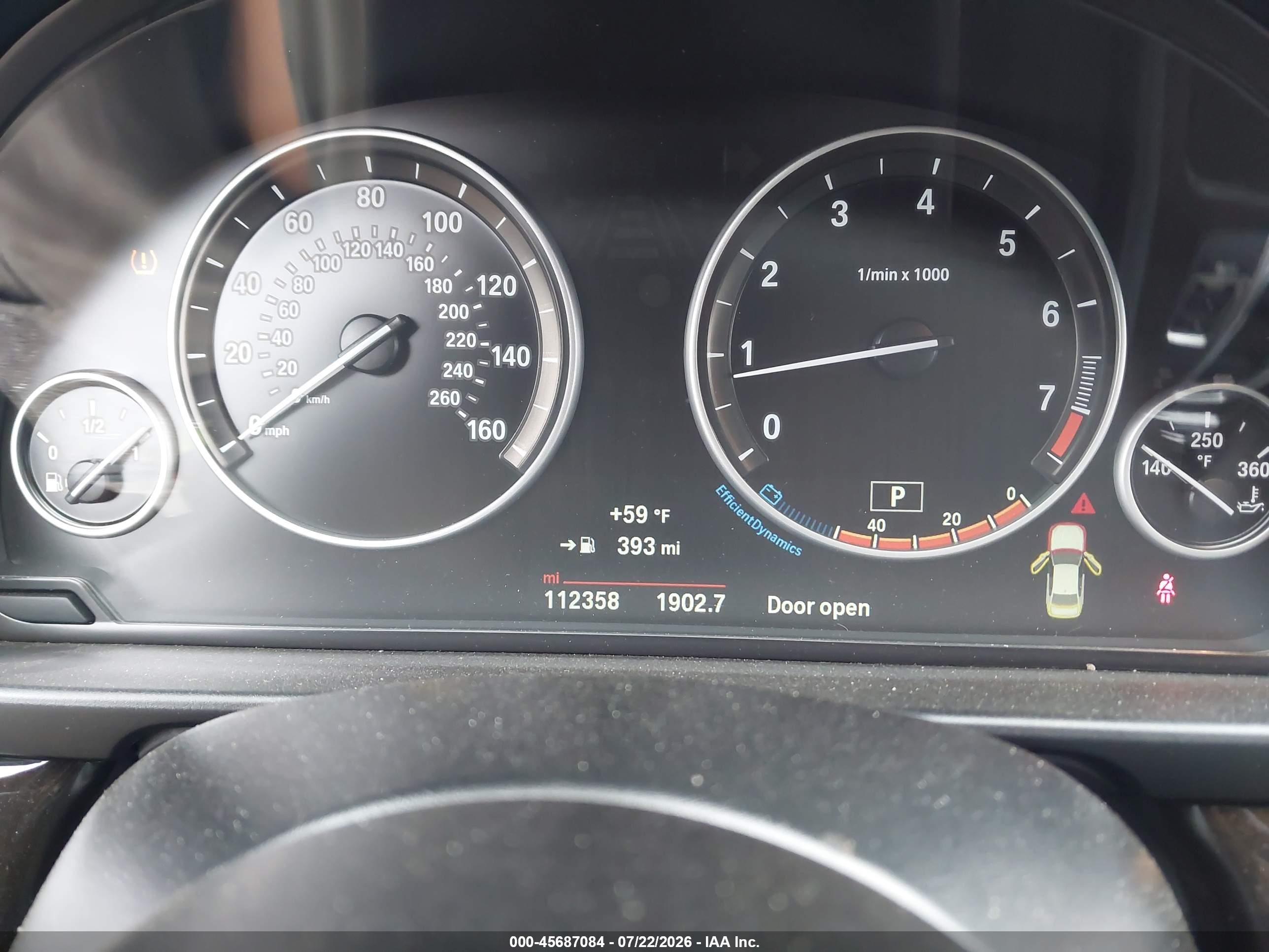 2015 Bmw 535i Xdrive Gray vin: WBA5B3C5XFD545467