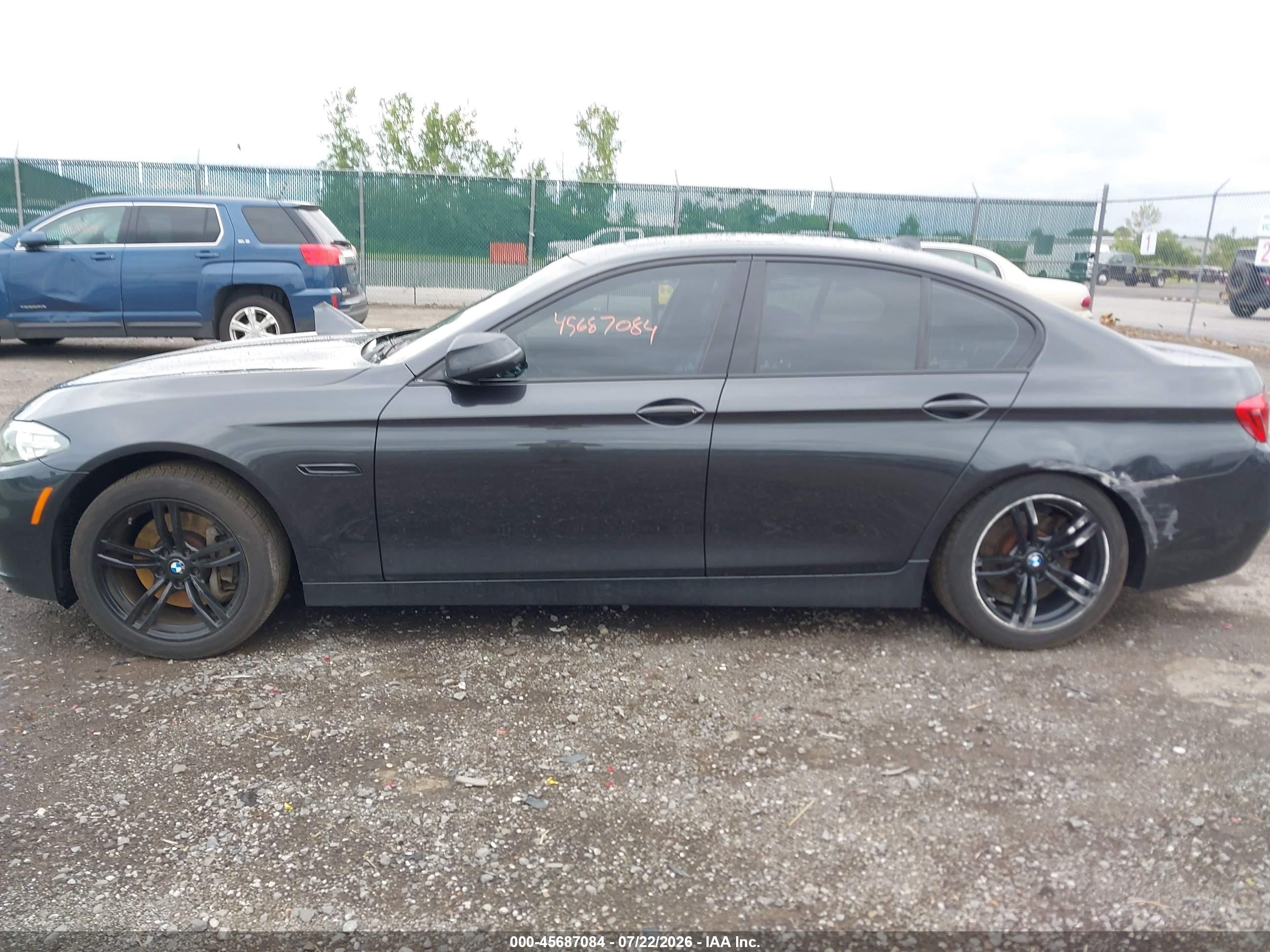 2015 Bmw 535i Xdrive Gray vin: WBA5B3C5XFD545467