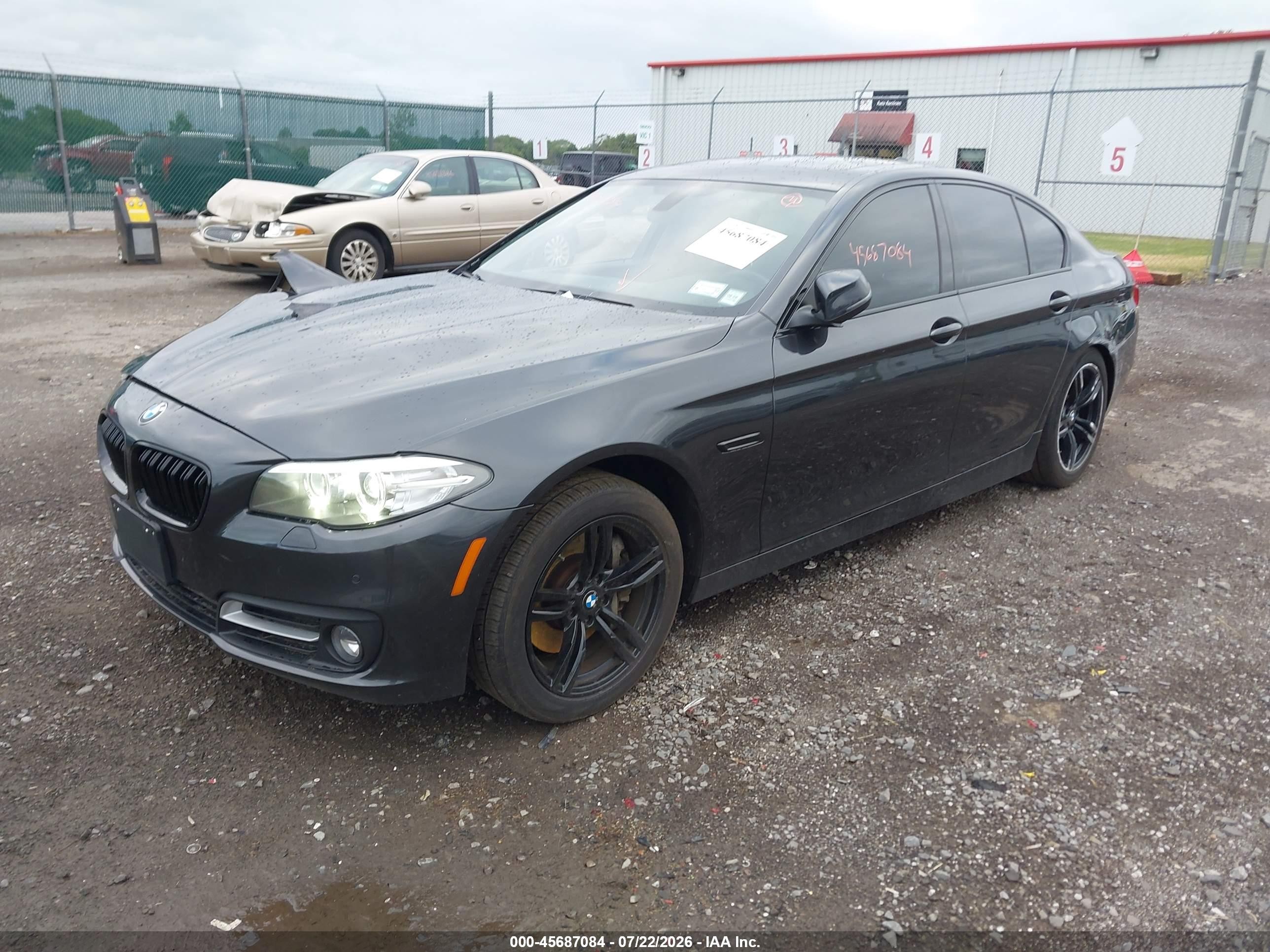 2015 Bmw 535i Xdrive Gray vin: WBA5B3C5XFD545467