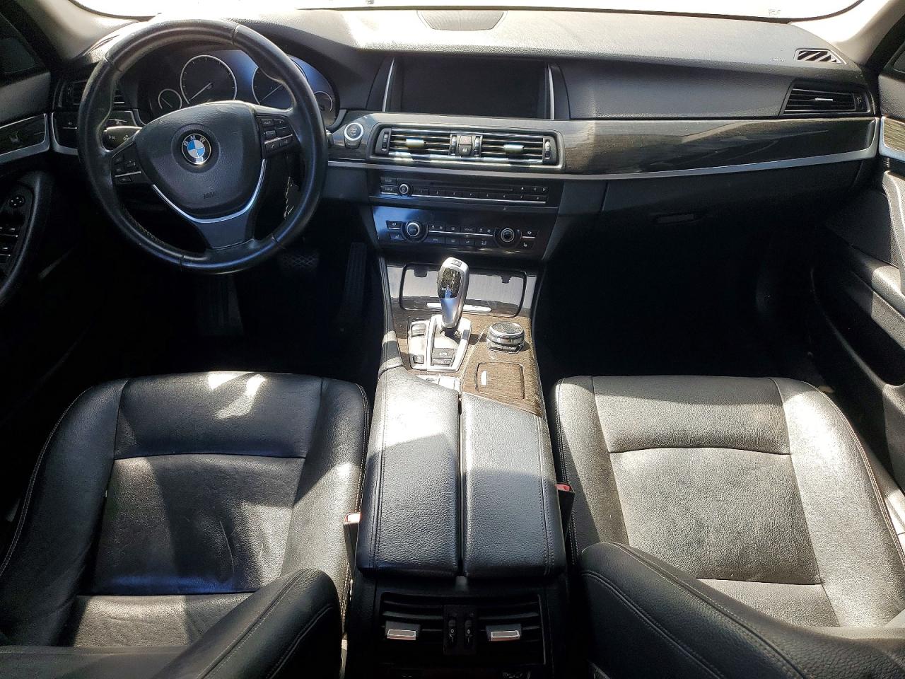 2014 Bmw Activehybrid 5 White vin: WBA5E1C51ED221009
