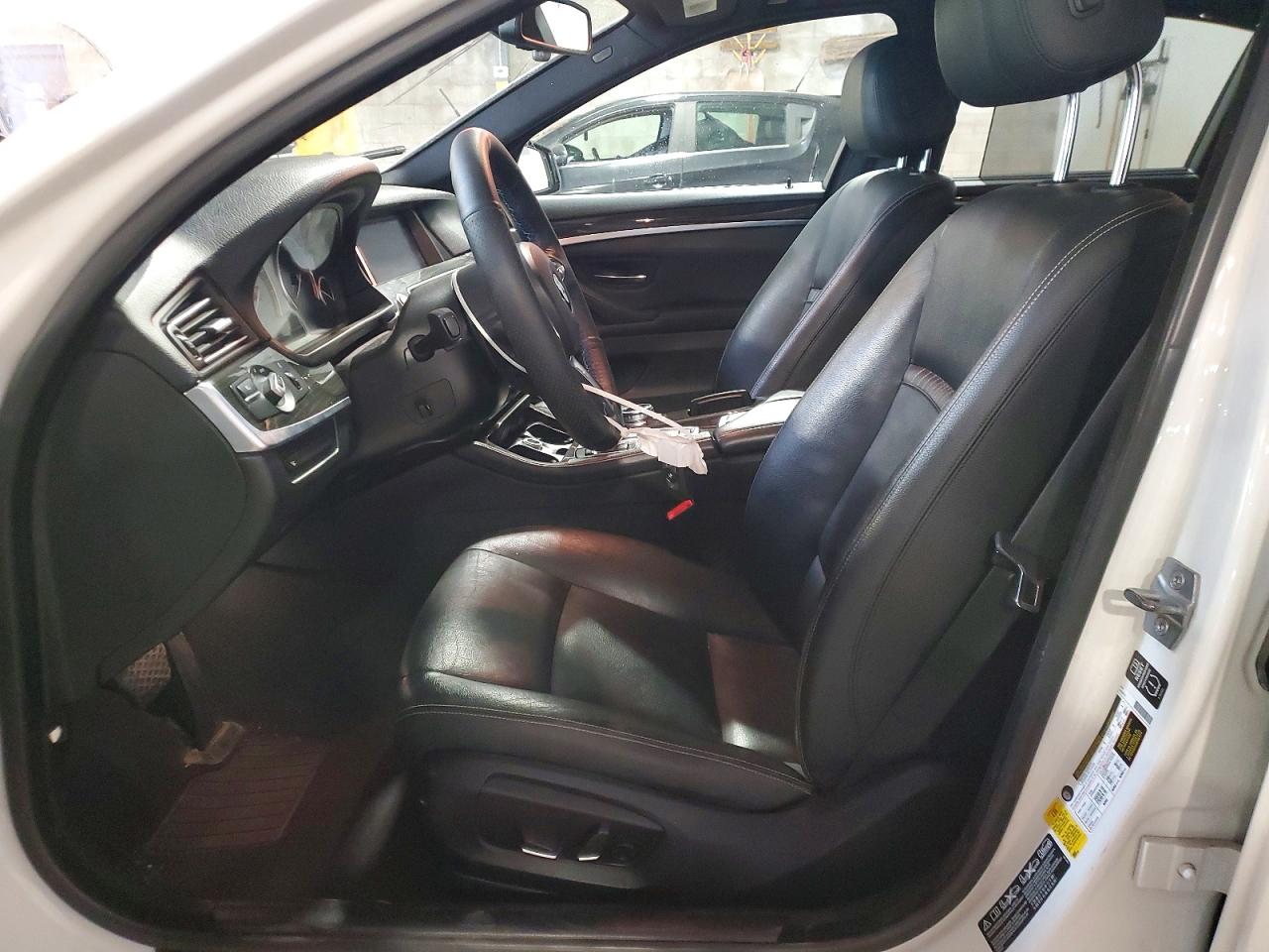 2014 Bmw Activehybrid 5 White vin: WBA5E1C53ED221013