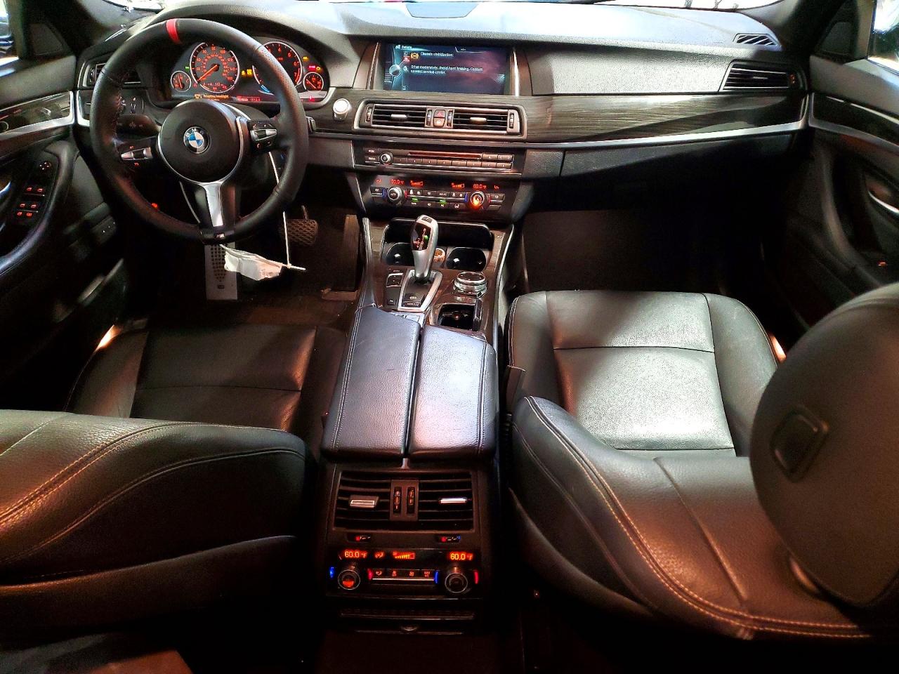 2014 Bmw Activehybrid 5 White vin: WBA5E1C53ED221013