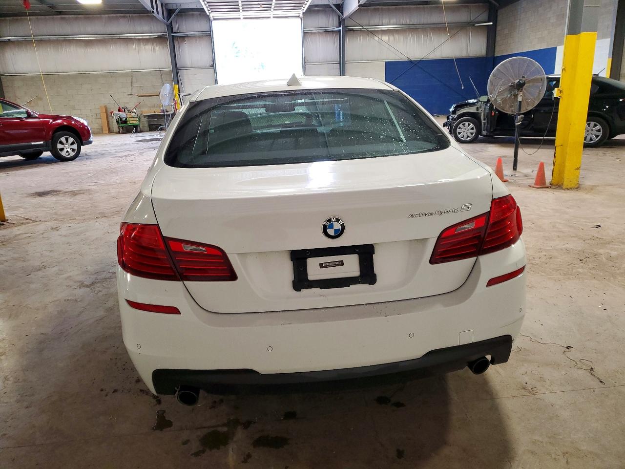 2014 Bmw Activehybrid 5 White vin: WBA5E1C53ED221013