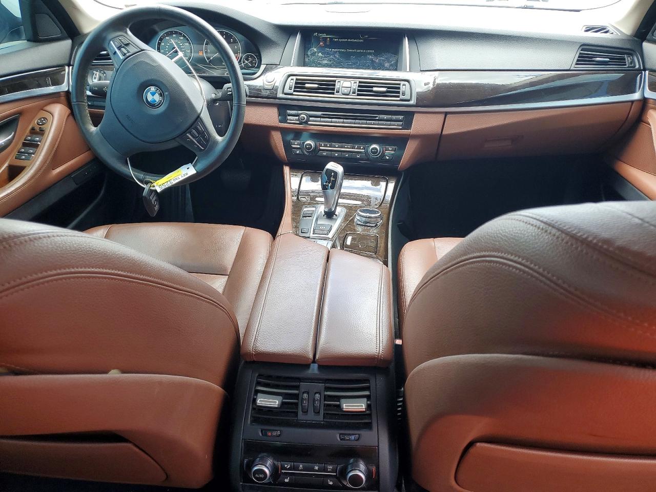 2014 Bmw Activehybrid 5 White vin: WBA5E1C58ED221007